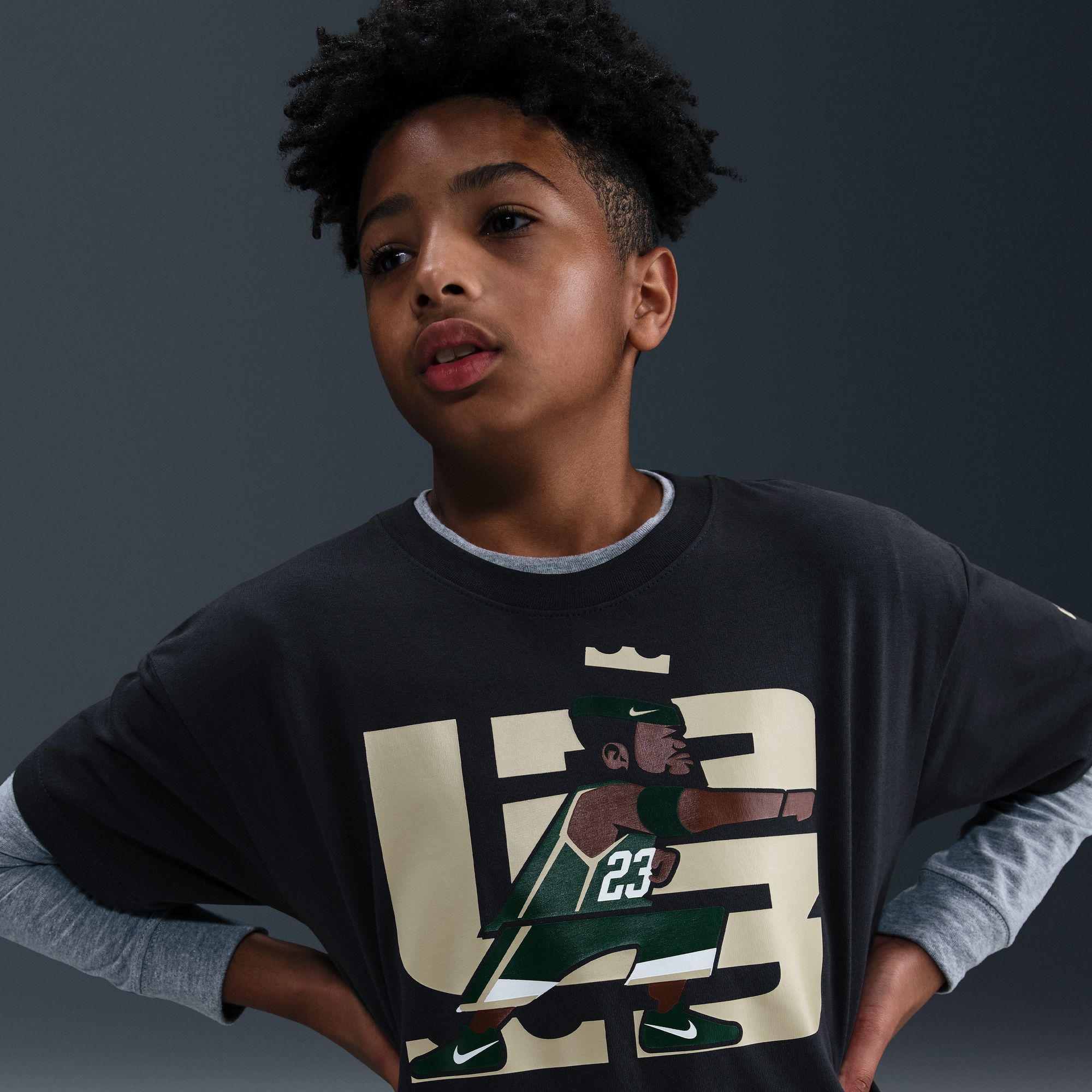 Nike Kids' LeBron James "Point Forward" Max90 T-Shirt product image