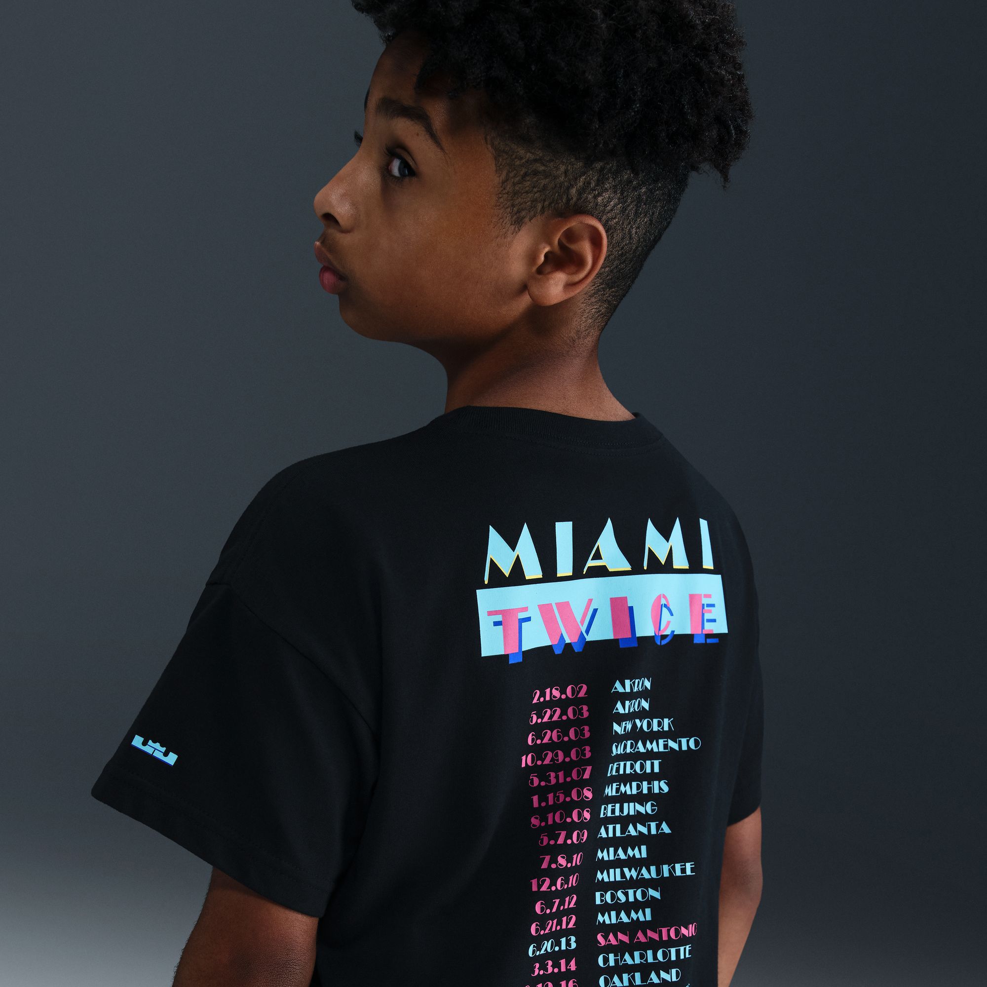 Nike Kids' LeBron James "Miami Twice" Max90 T-Shirt product image