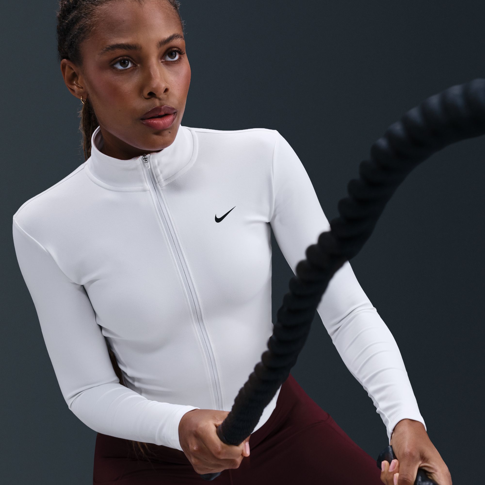 Nike Women's One Fitted Dri-FIT Full-Zip Jacket product image