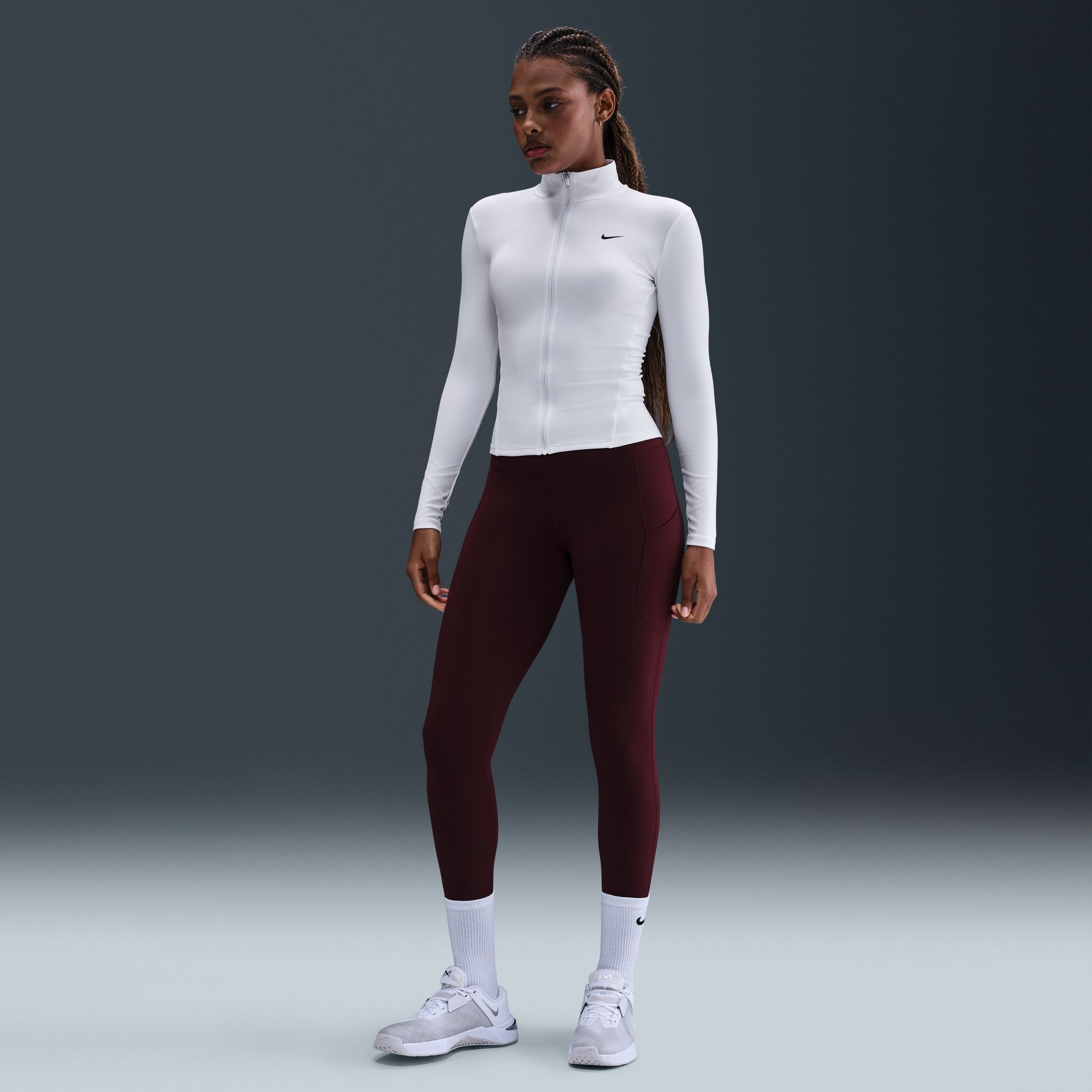 Nike Women's One Fitted Dri-FIT Full-Zip Jacket product image