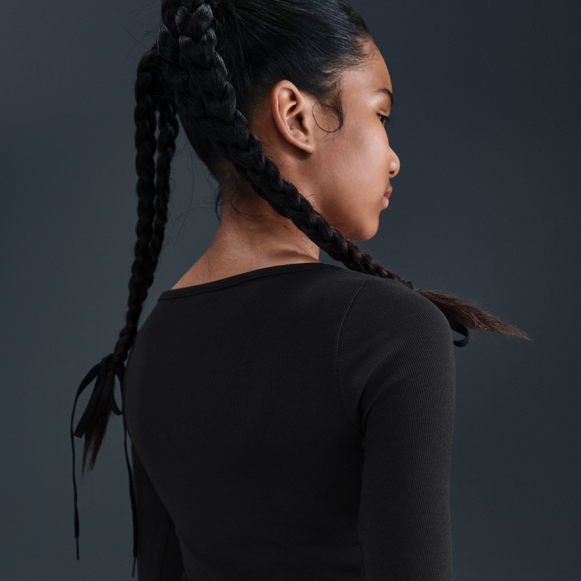 Nike Girls' Sportswear Long Sleeve Square Neck Top product image