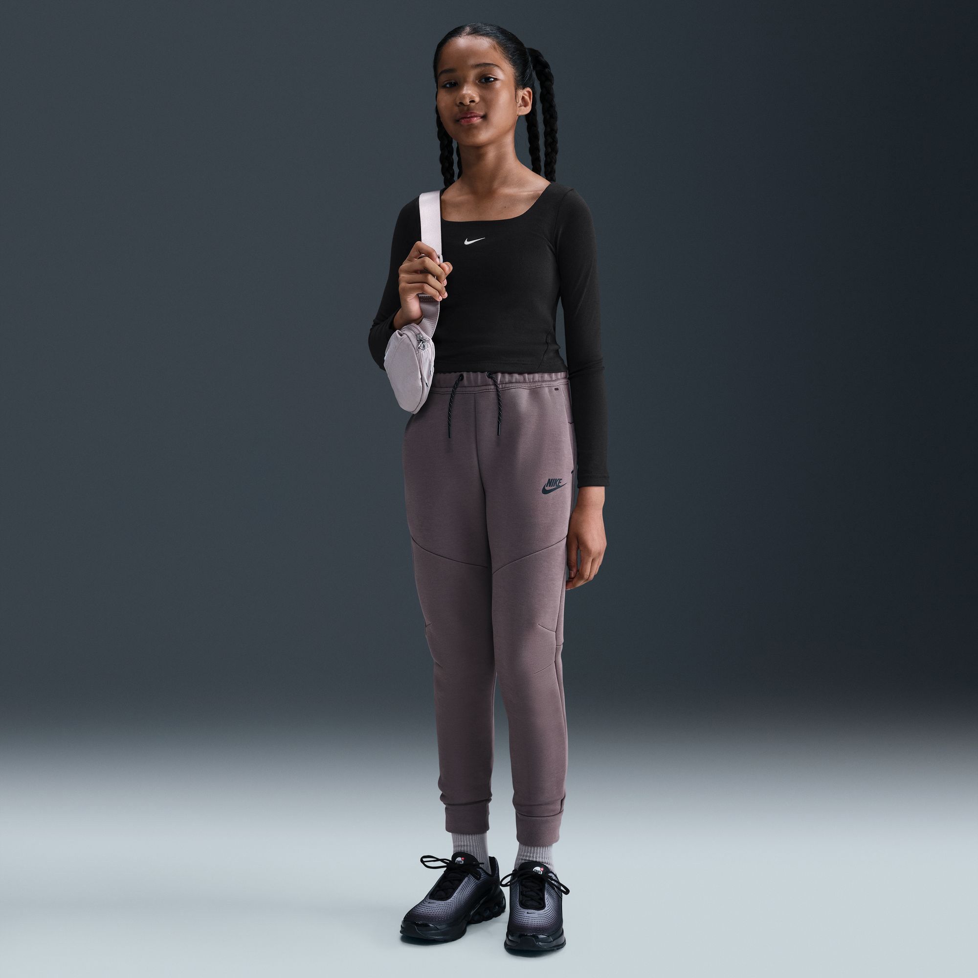 Nike Girls' Sportswear Long Sleeve Square Neck Top product image