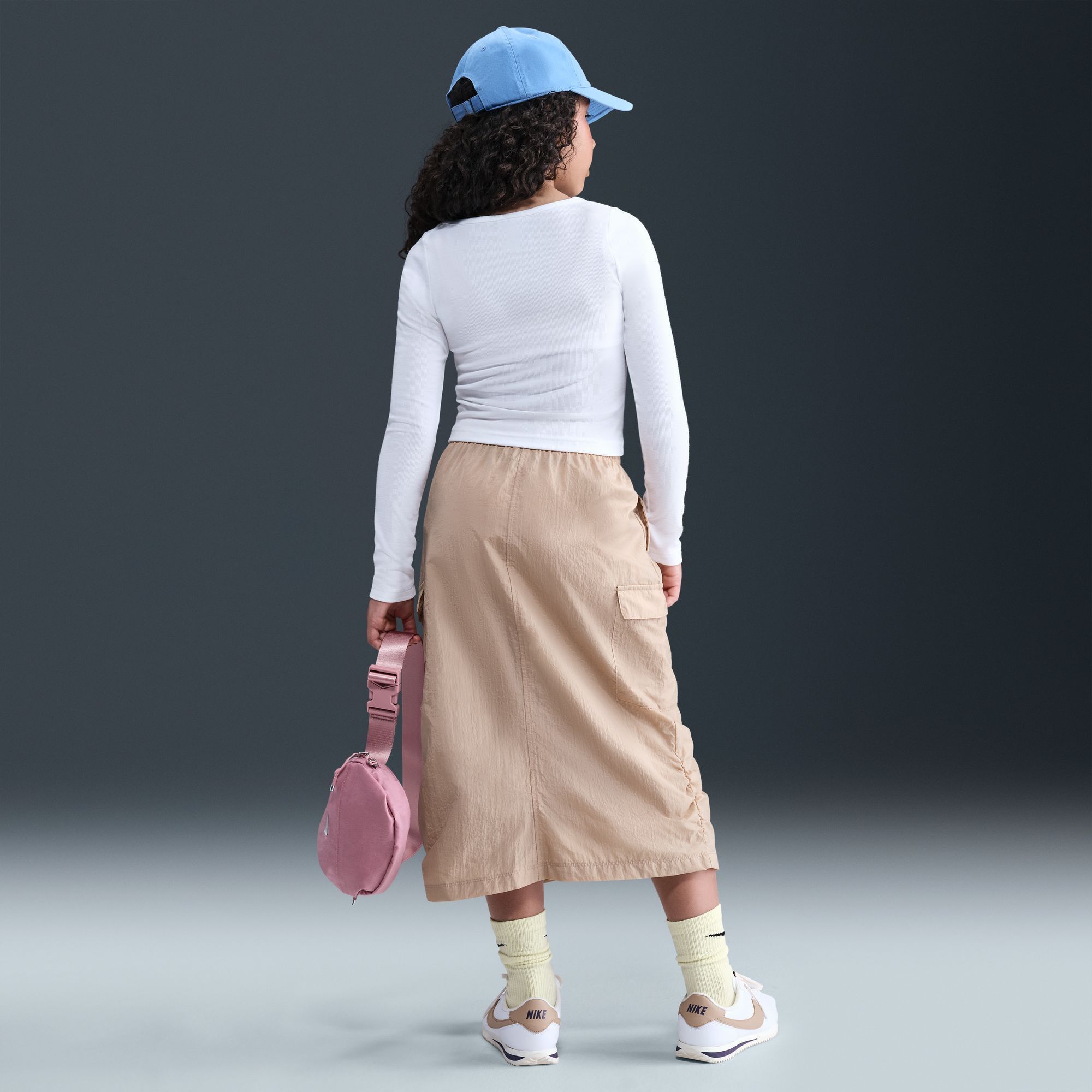 Nike Girls' Sportswear Long Sleeve Square Neck Top product image