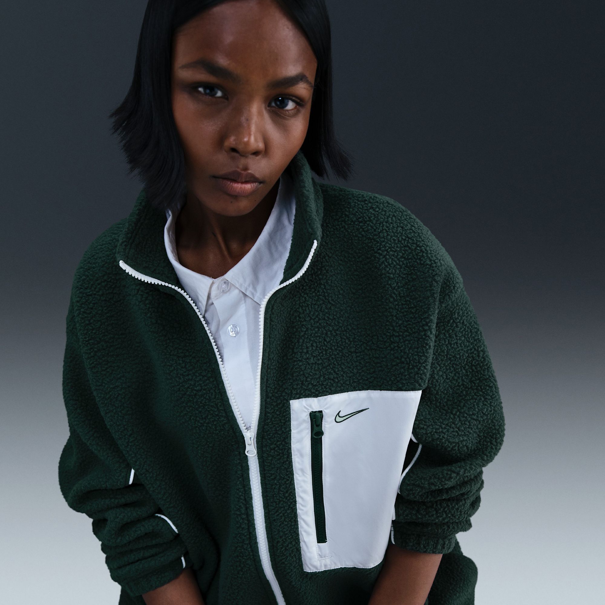 Nike Women's Sportswear Full-Zip High-Pile Fleece Jacket product image