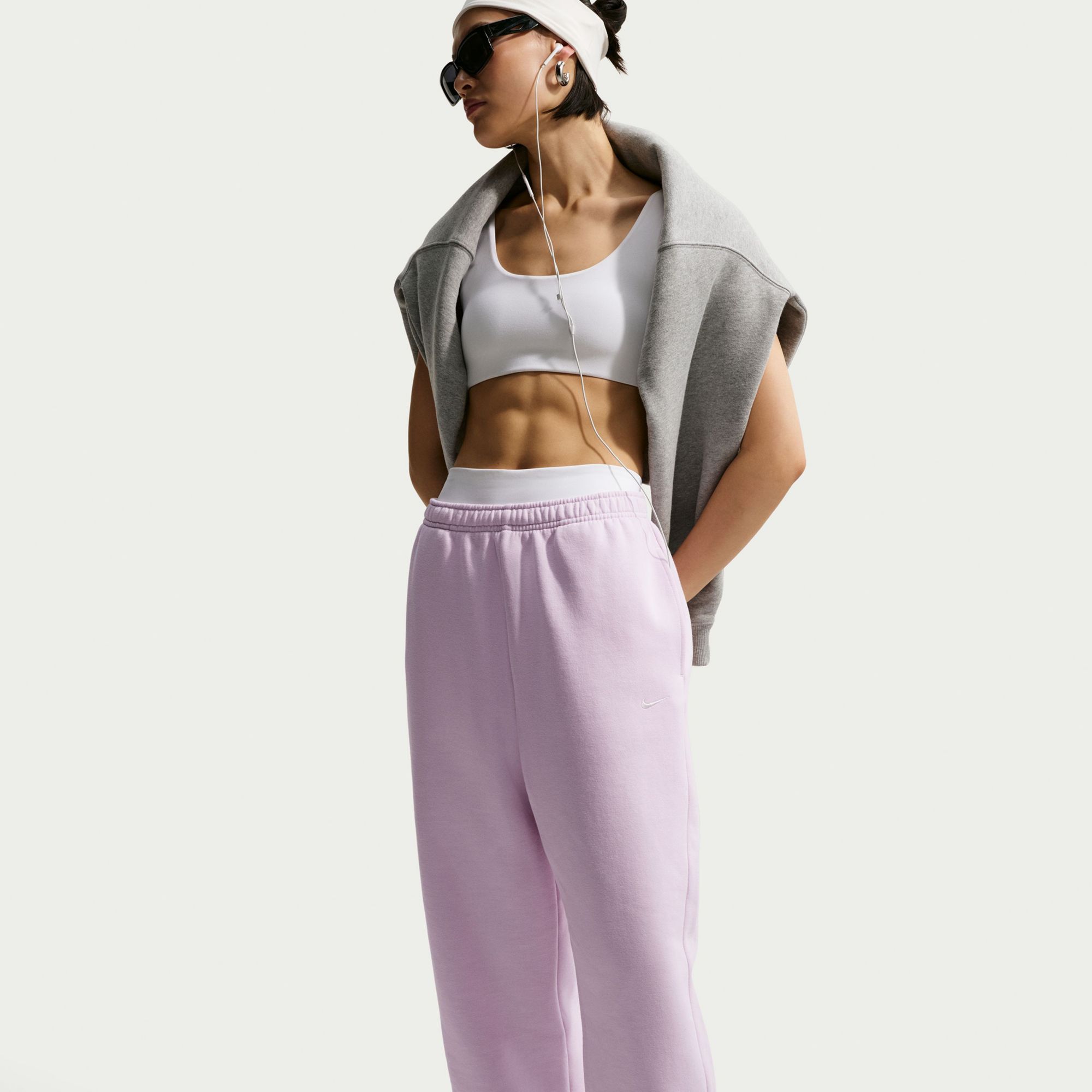 Nike Women's Studio Fleece Medium Weight Oversized Cuffed Pants product image