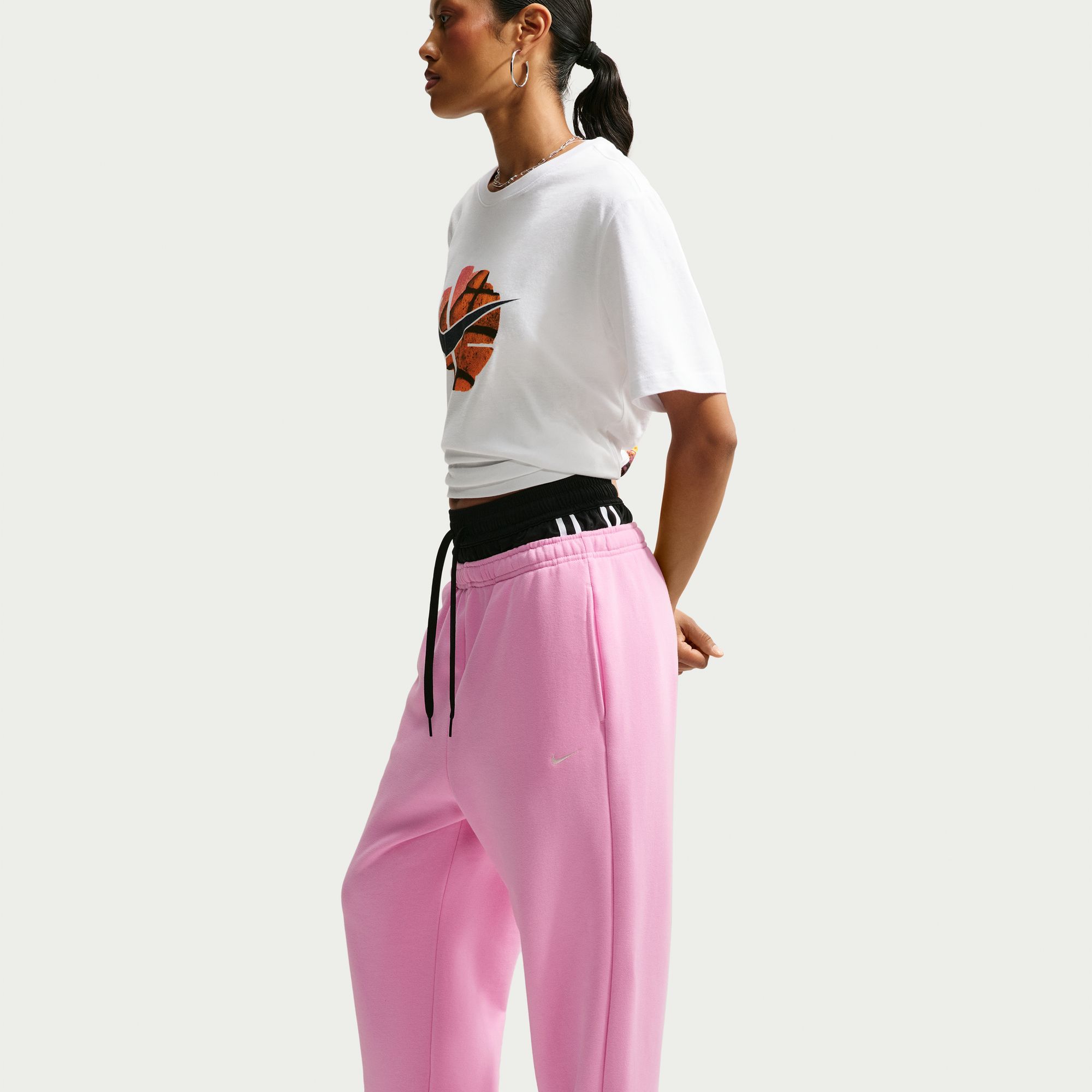 Nike Women's Studio Fleece Medium Weight Oversized Cuffed Pants product image