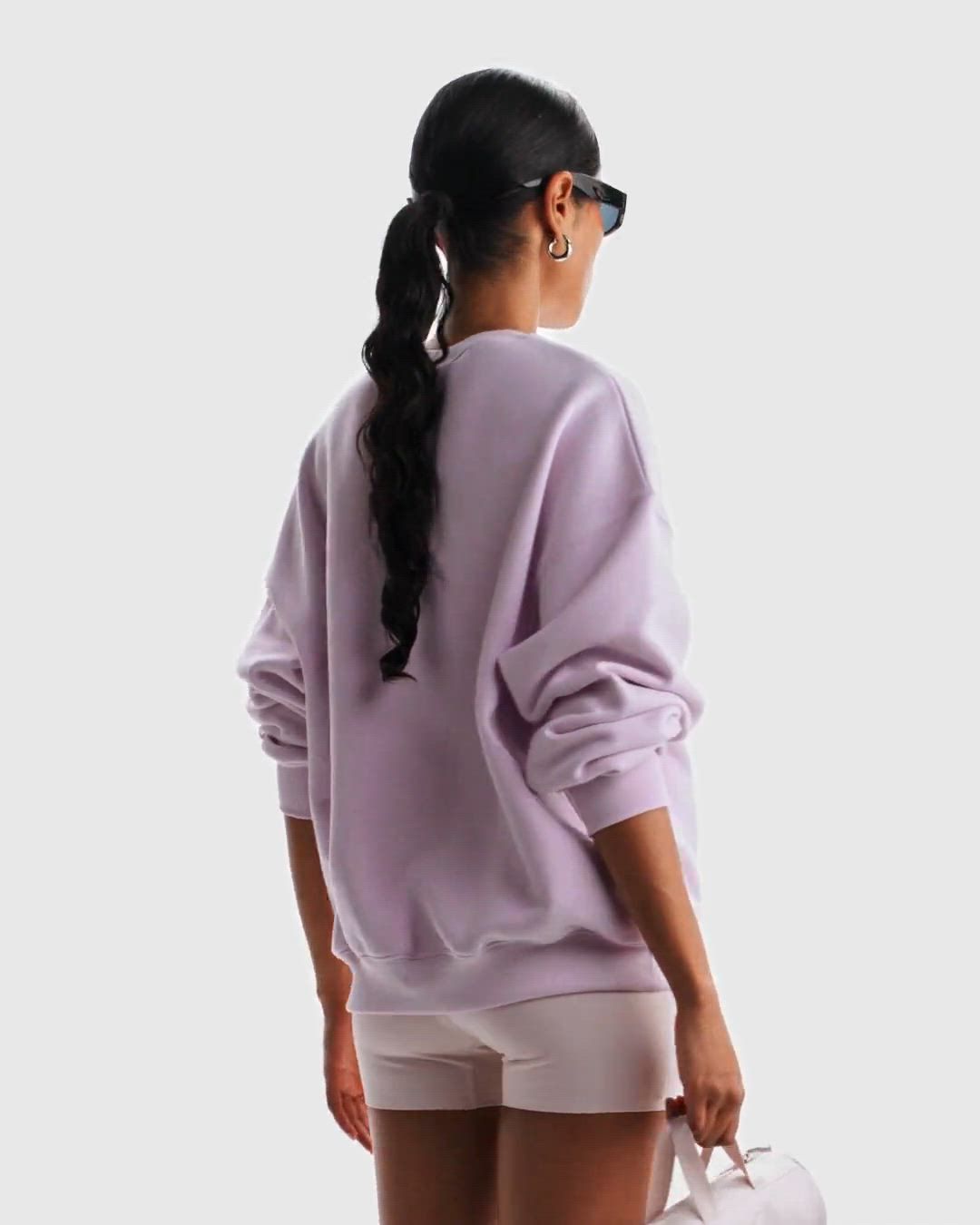 Nike Women's Studio Fleece Oversized Crew product