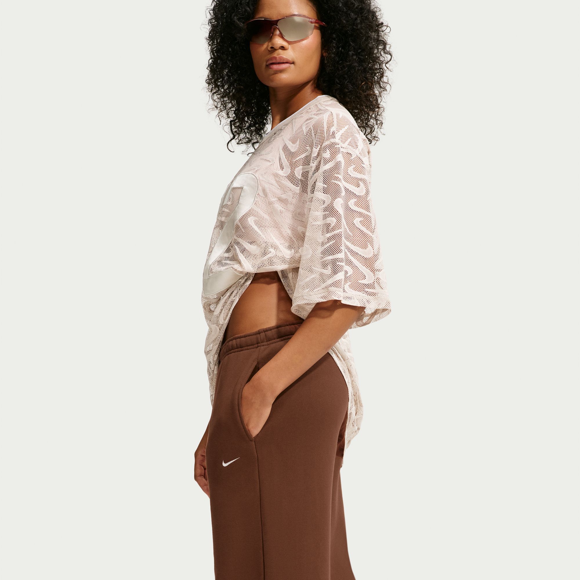Nike Women's Studio Fleece Medium Weight Wide-Leg Pants product image