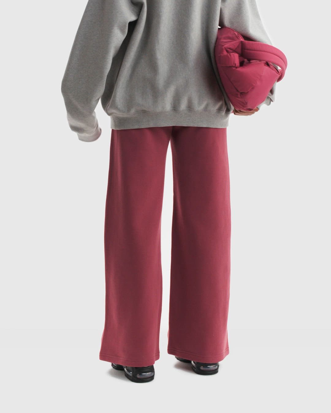 Nike Women's Studio Fleece Medium Weight Wide-Leg Pants product