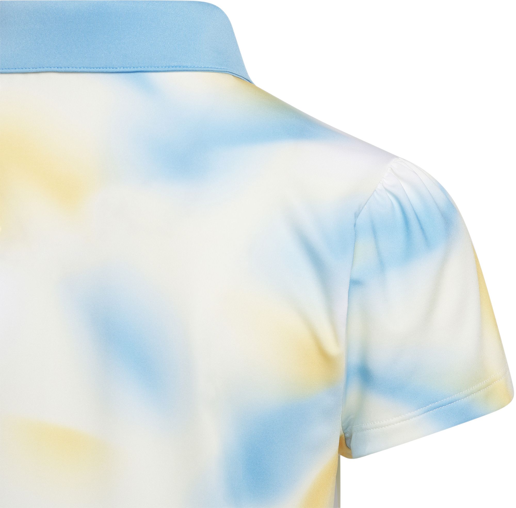 adidas Girls' All-over Short Sleeve Golf Polo product image