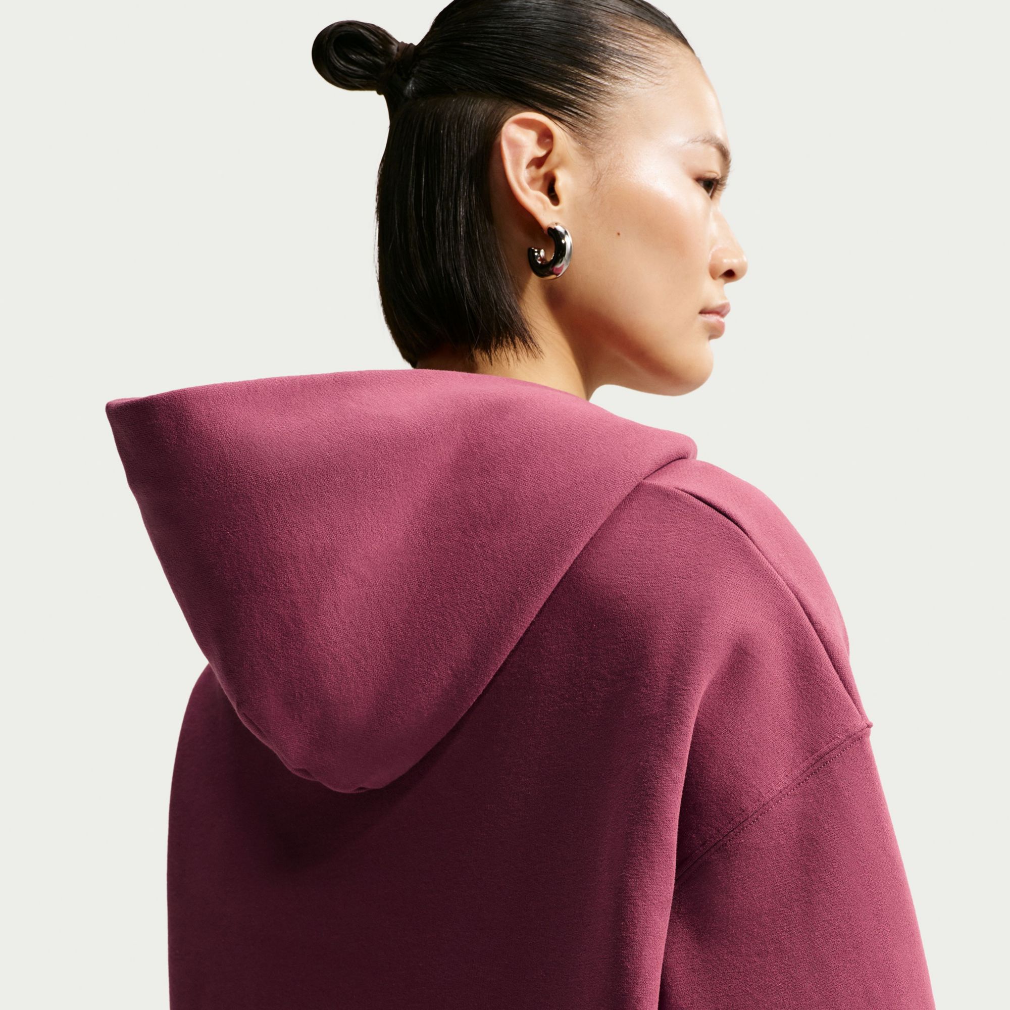 Nike Women's Studio Fleece Medium Weight Oversized Pullover Hoodie product image