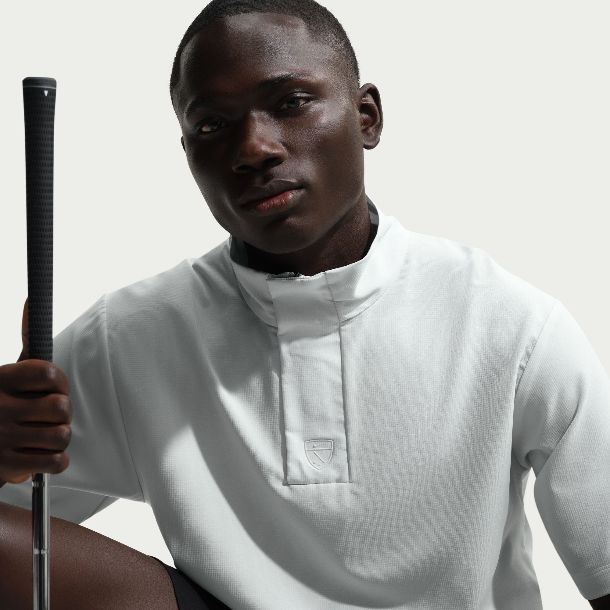 Nike Men's Tailored Performance Dri-FIT Loose Short Sleeve Golf Wind Shirt product image