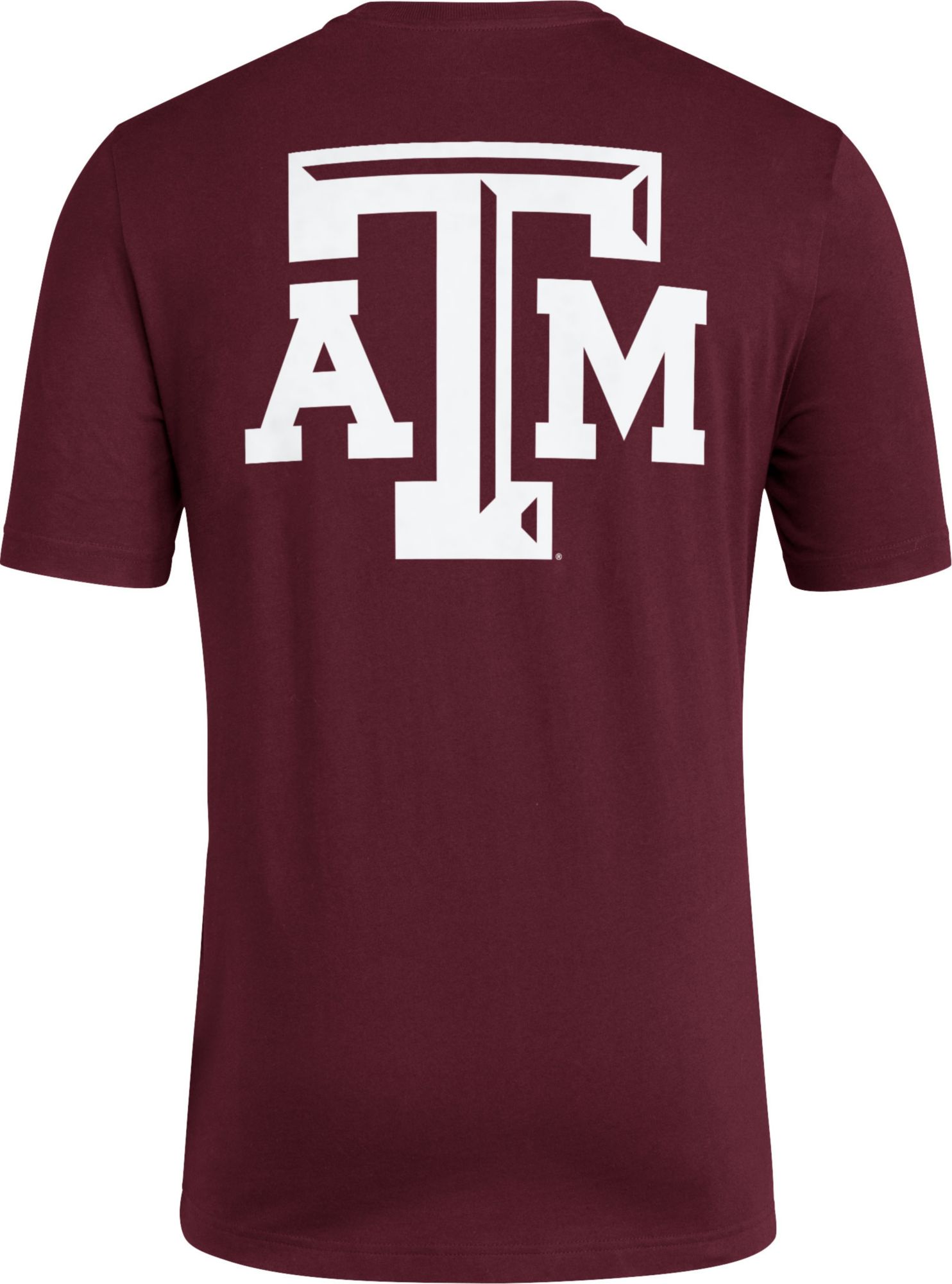 adidas Men's Texas A&M Aggies Dark Red Reverse Retro Basketball T-Shirt product image