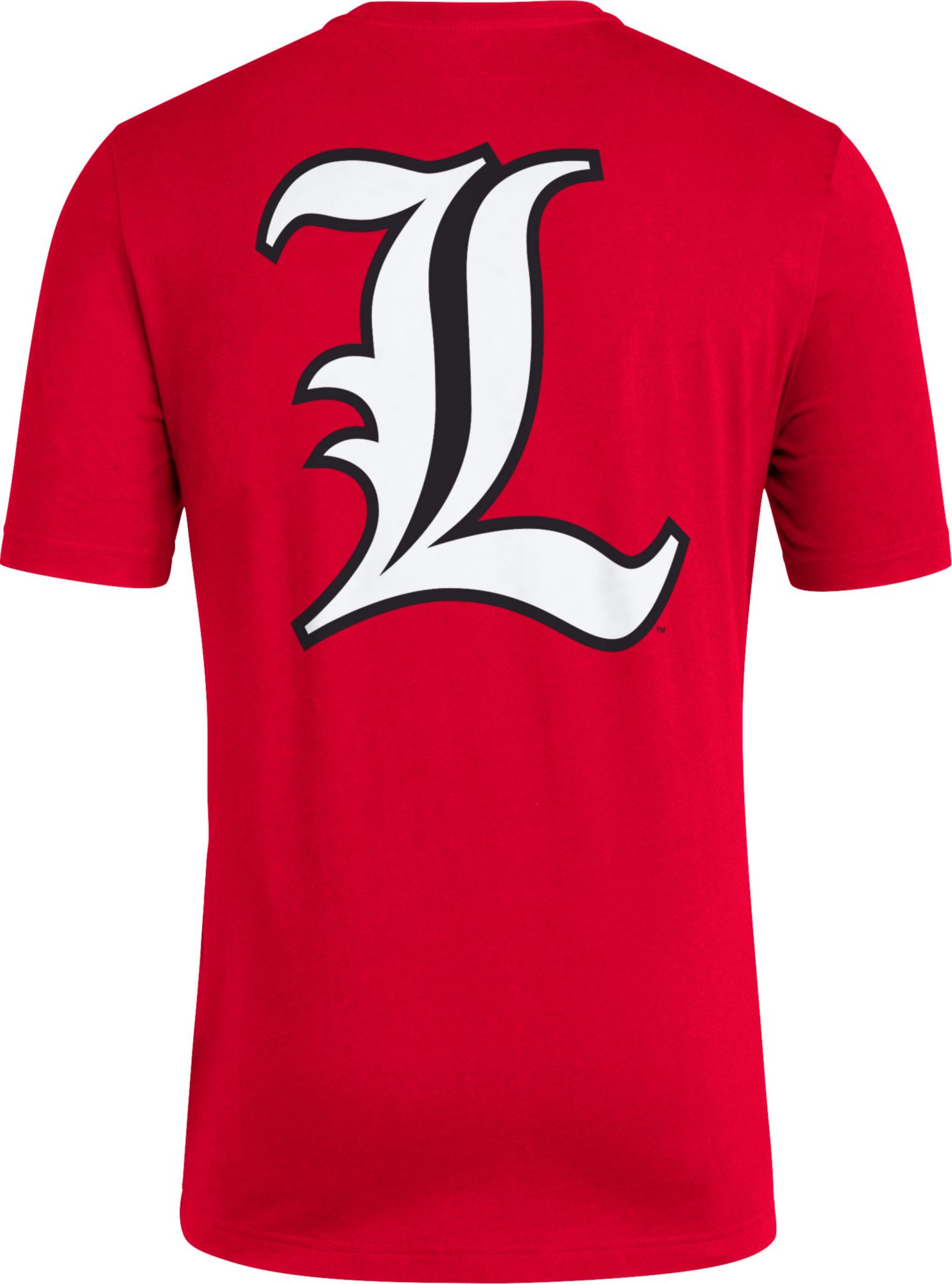 adidas Men's Louisville Cardinals Medium Red Reverse Retro Basketball T-Shirt product image