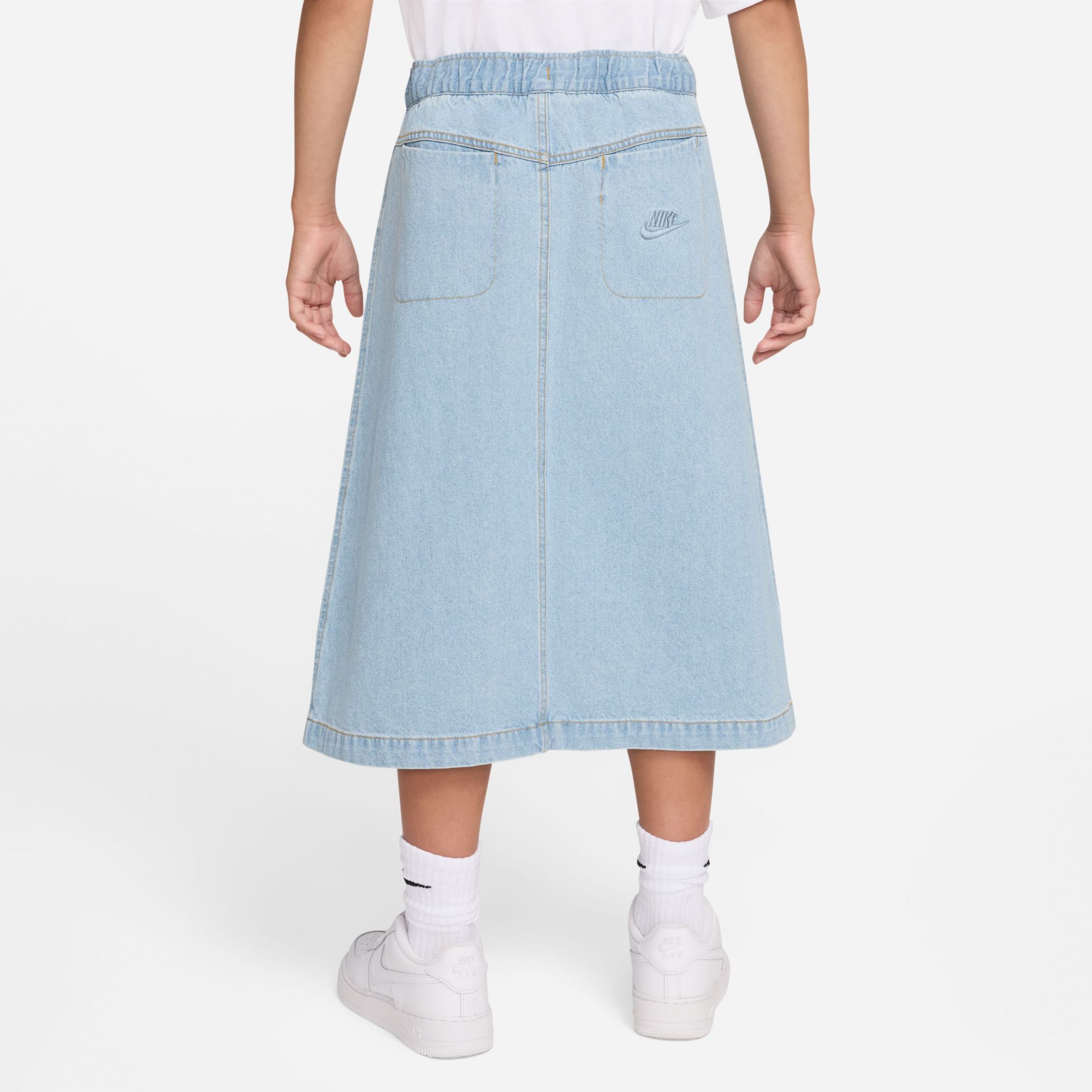 Nike Kids' Sportswear Denim Midi Skirt product image
