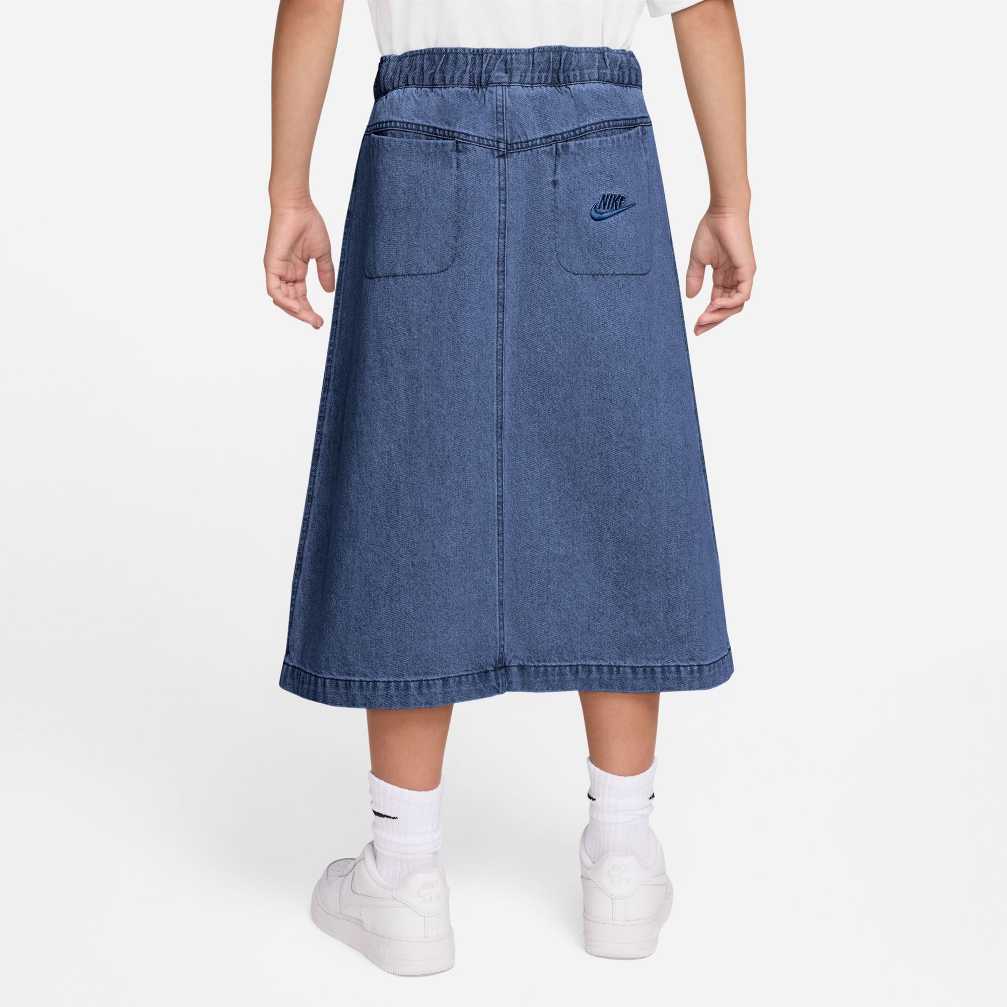 Nike Kids' Sportswear Denim Midi Skirt product image