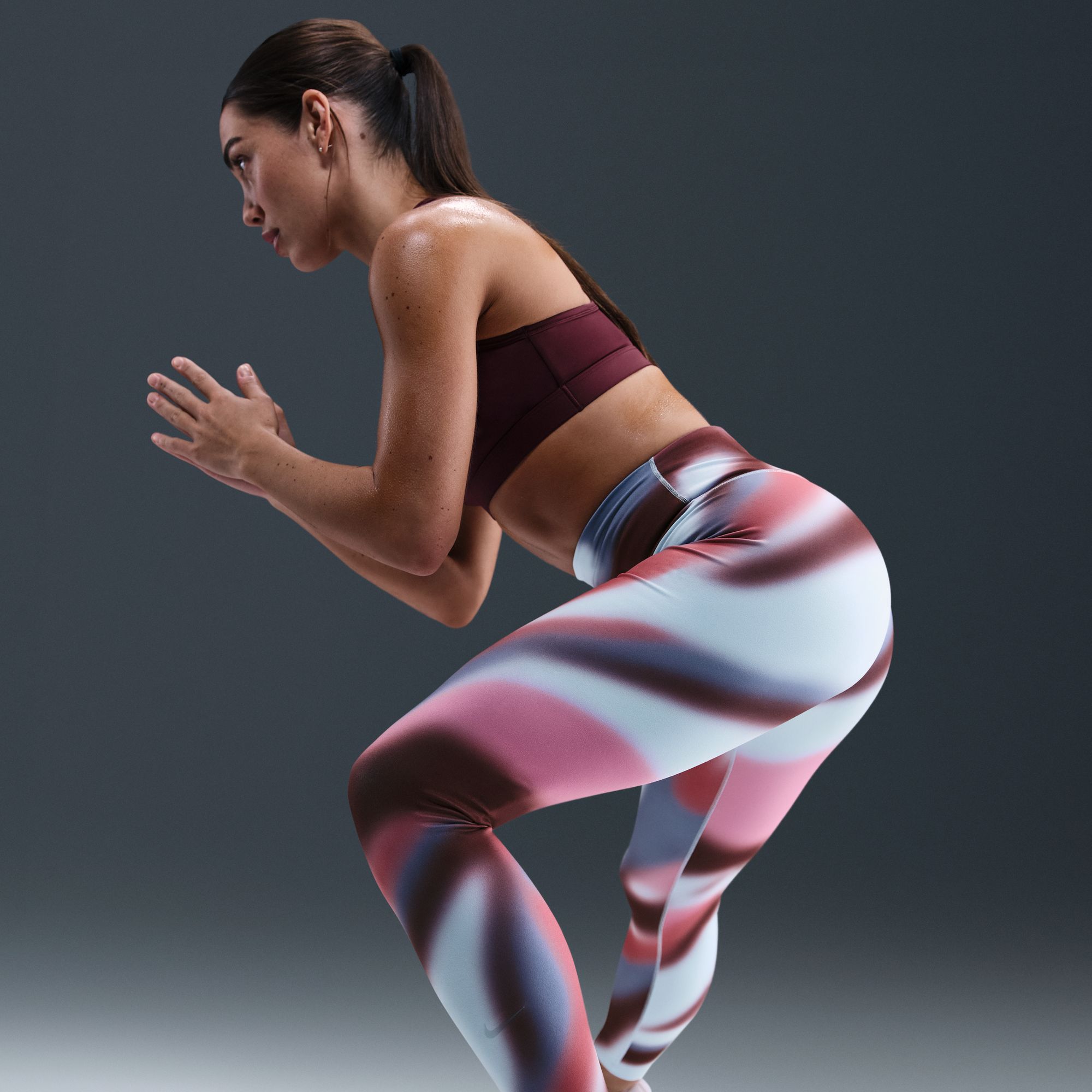 Nike Women's One Dri-FIT High-Waisted Blur 7/8 Leggings product image