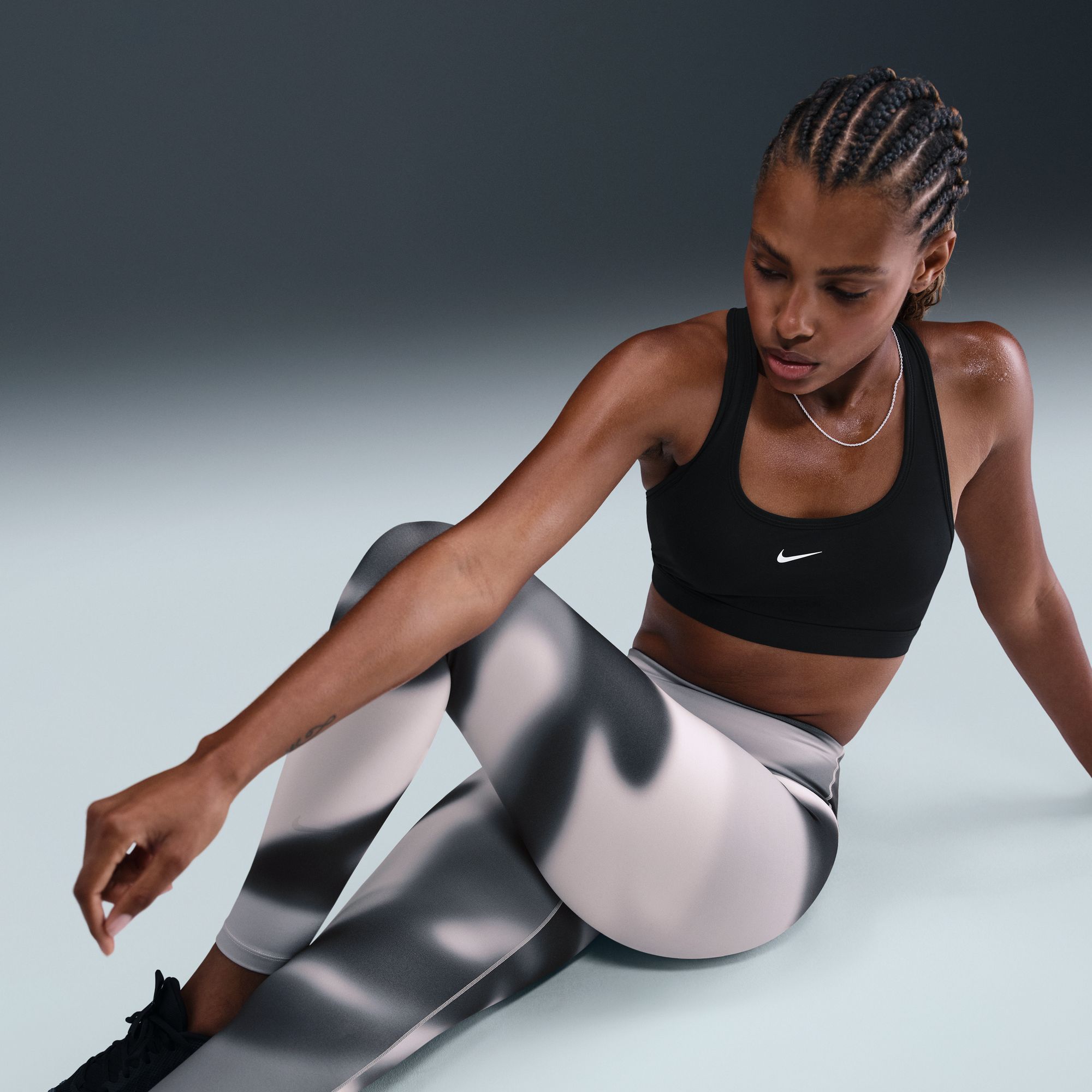 Nike Women's One Dri-FIT High-Waisted Blur 7/8 Leggings product image