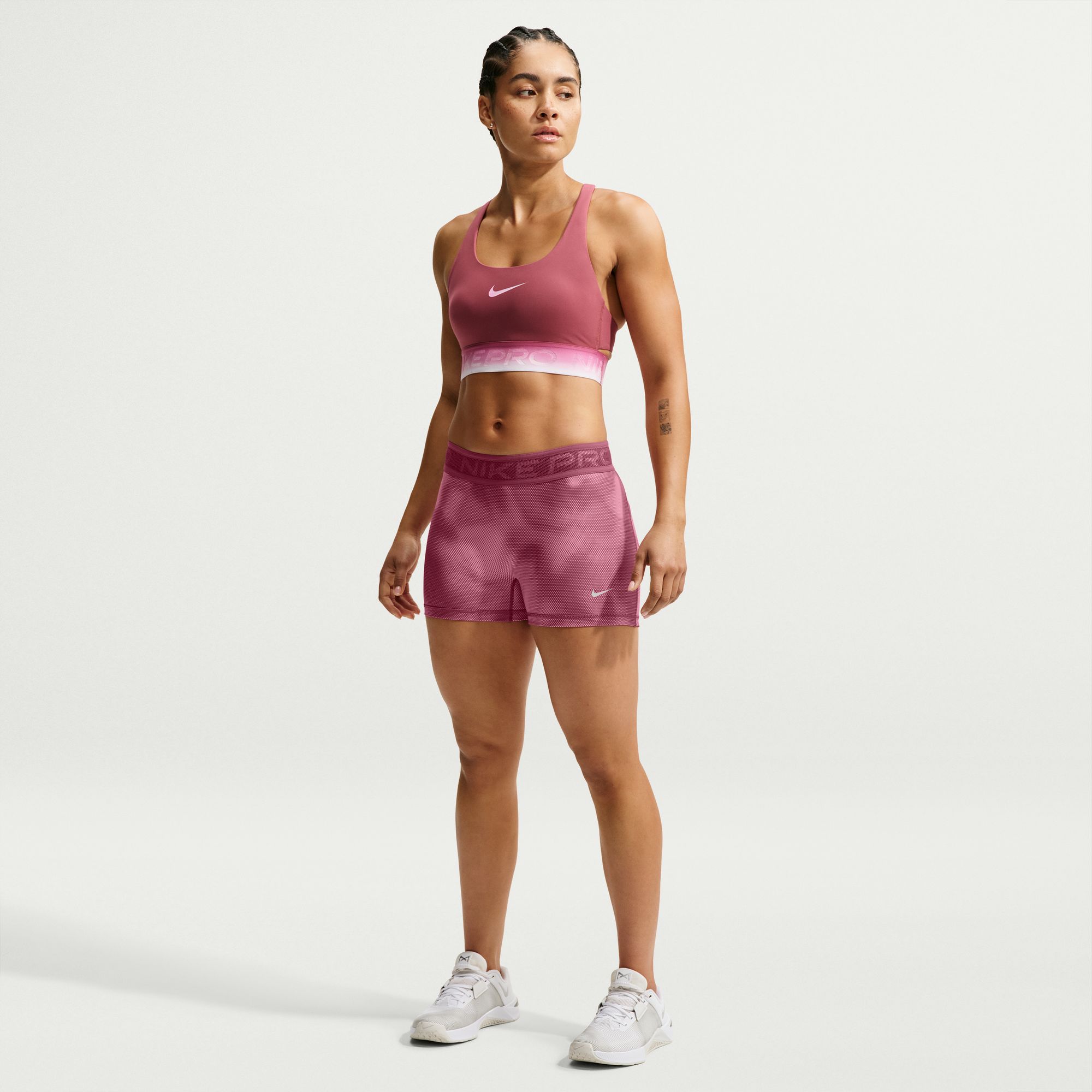 Nike Women's Pro Mid-Rise Printed 3" Shorts product image