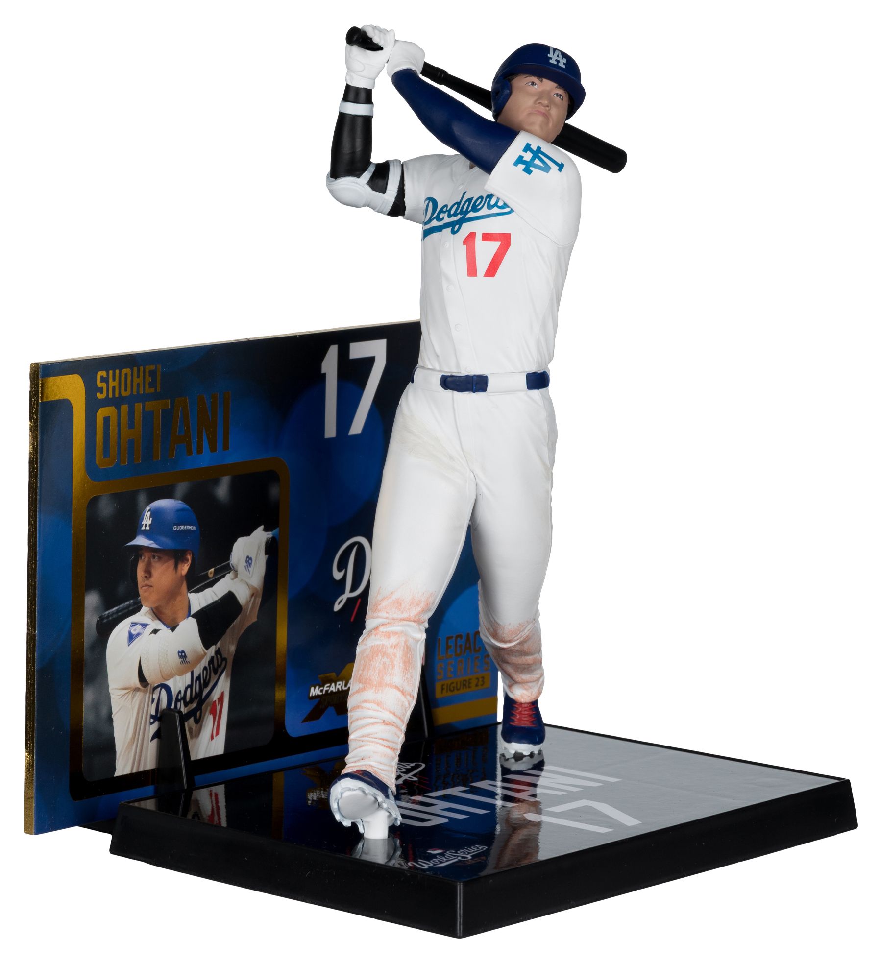 Imports Dragon Los Angeles Dodgers Shohei Ohtani Batting Posed Figure product image