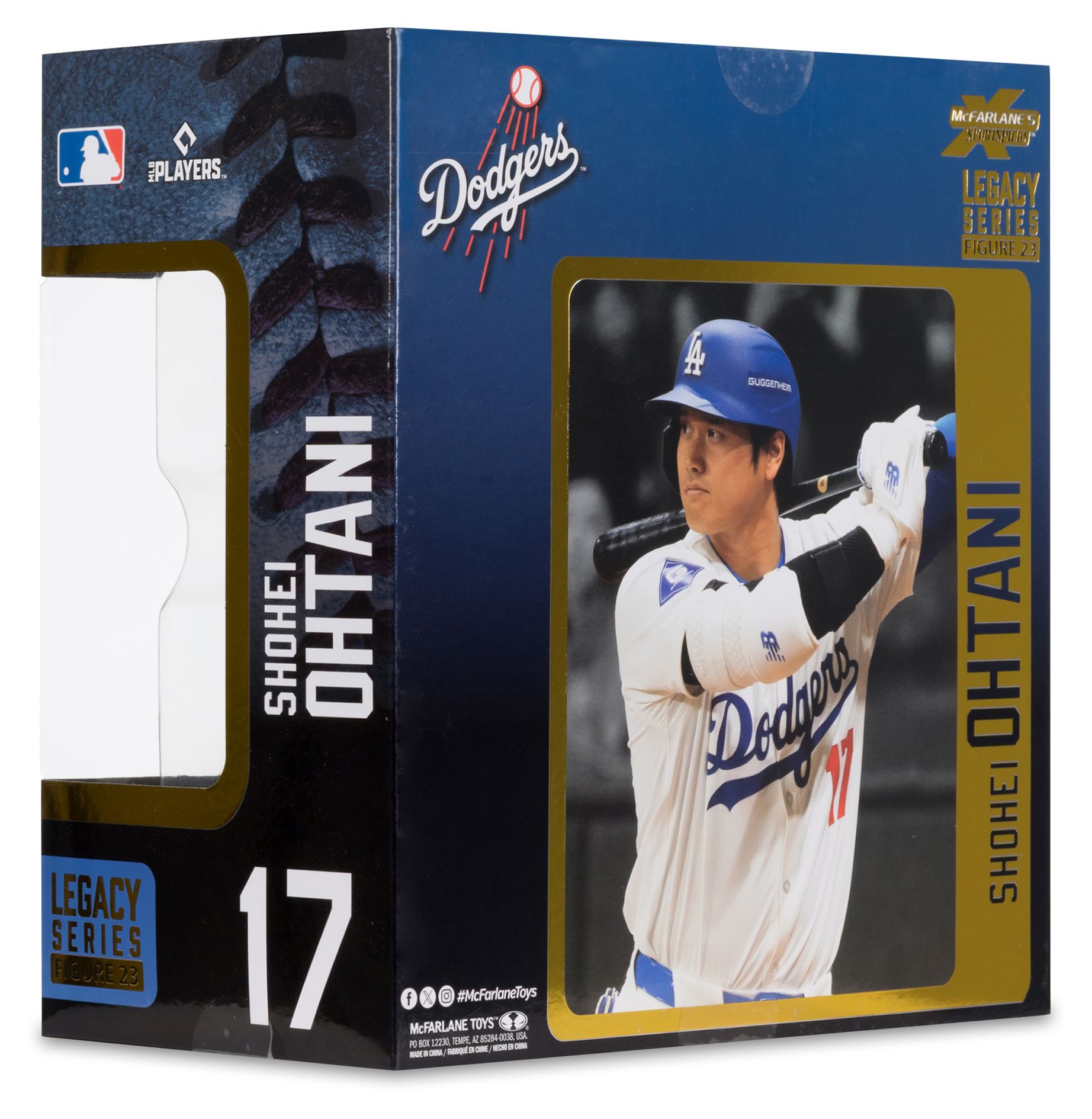 Imports Dragon Los Angeles Dodgers Shohei Ohtani Batting Posed Figure product image