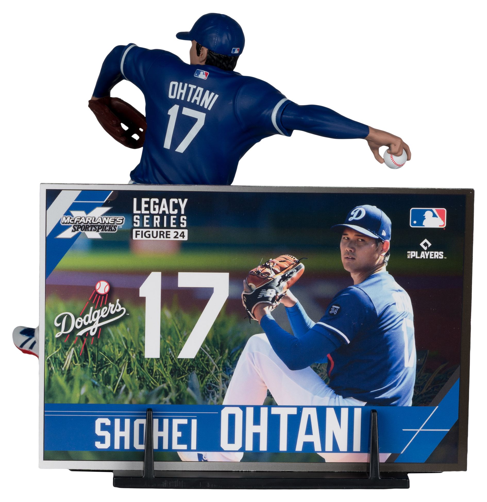 Imports Dragon Los Angeles Dodgers Shohei Ohtani Pitching Posed Figure product image