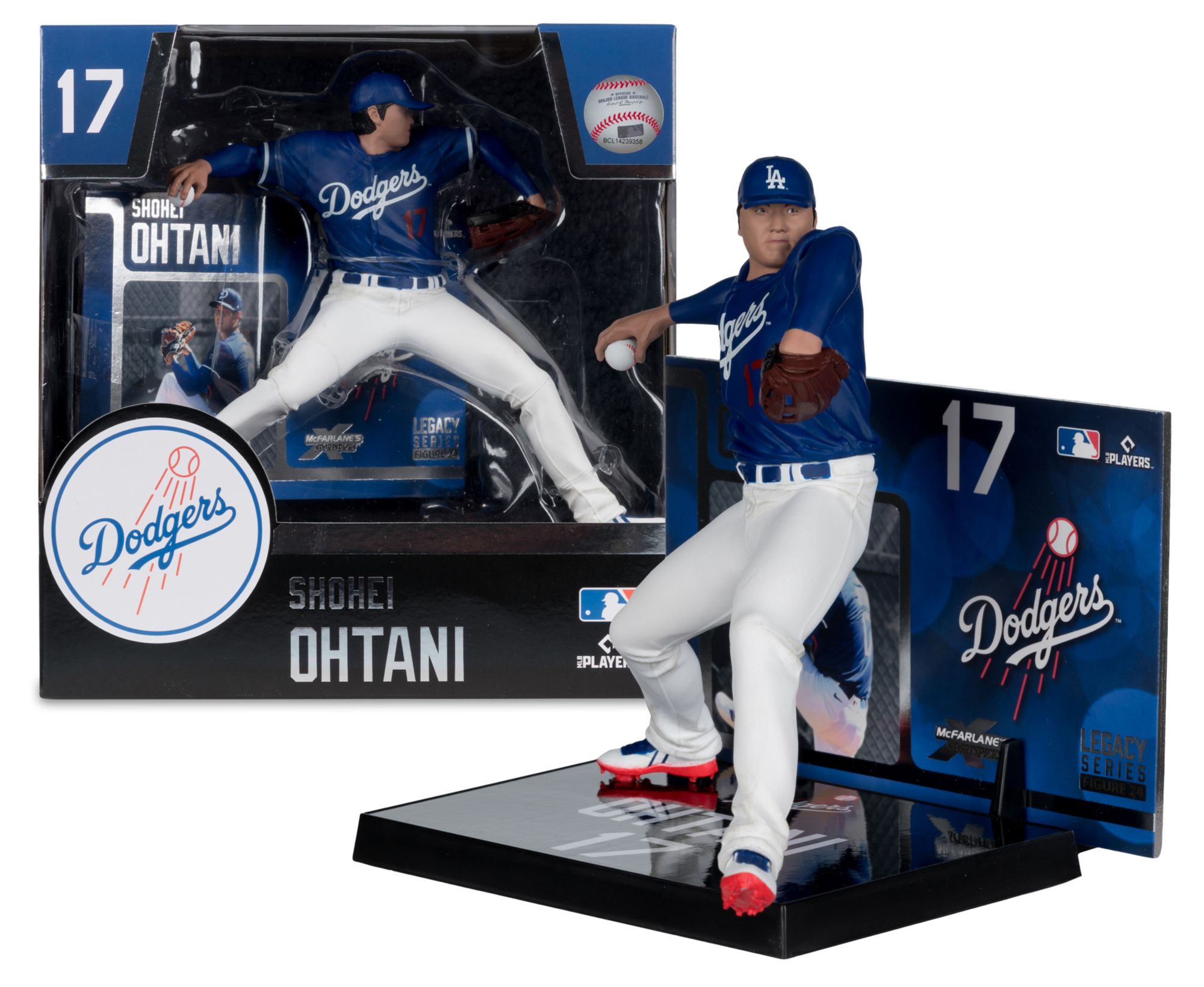 Imports Dragon Los Angeles Dodgers Shohei Ohtani Pitching Posed Figure product image
