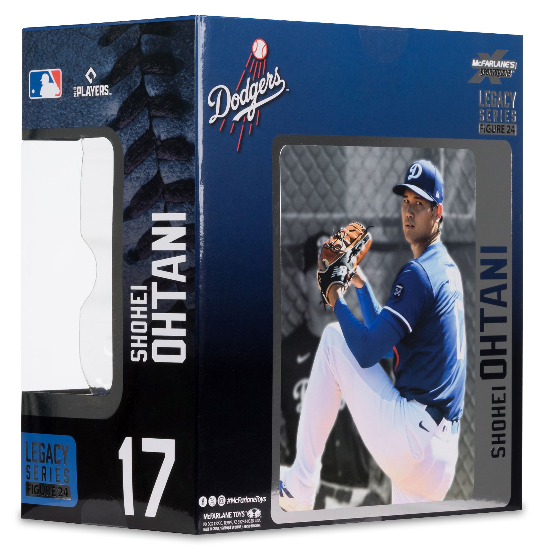 Imports Dragon Los Angeles Dodgers Shohei Ohtani Pitching Posed Figure product image