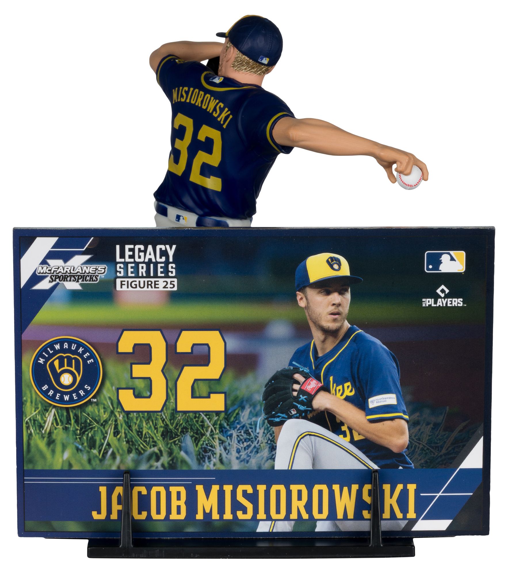 Imports Dragon Milwaukee Brewers Jacob Misiorowski Posed Figure product image
