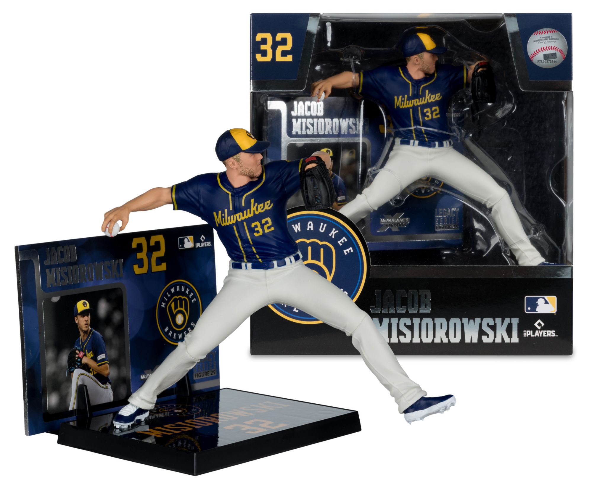 Imports Dragon Milwaukee Brewers Jacob Misiorowski Posed Figure product image