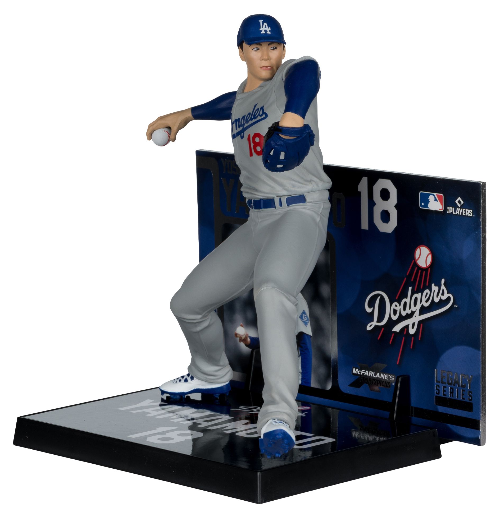 Imports Dragon Los Angeles Dodgers Yoshinobu Yamamoto Posed Figure product image
