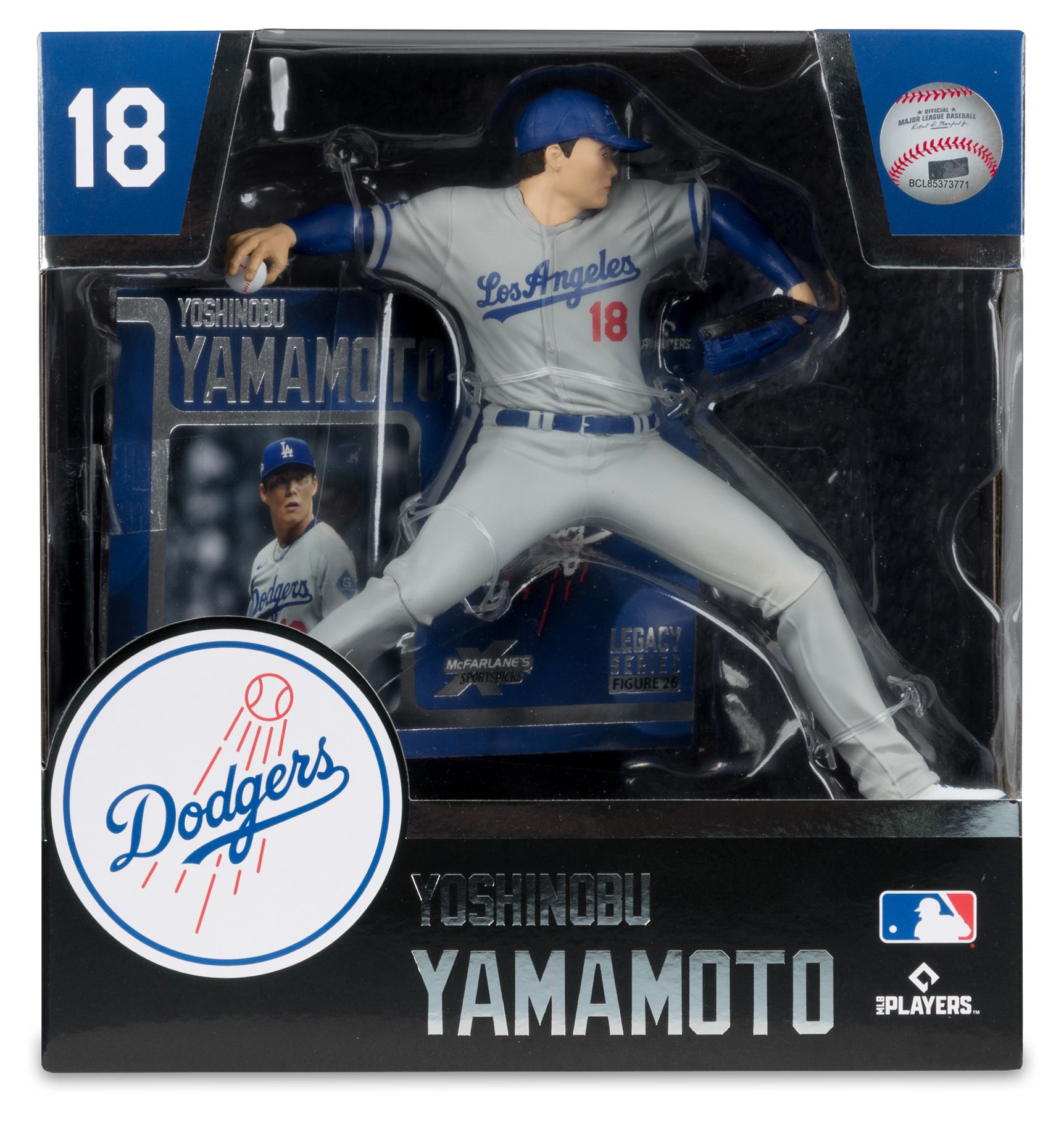 Imports Dragon Los Angeles Dodgers Yoshinobu Yamamoto Posed Figure product image