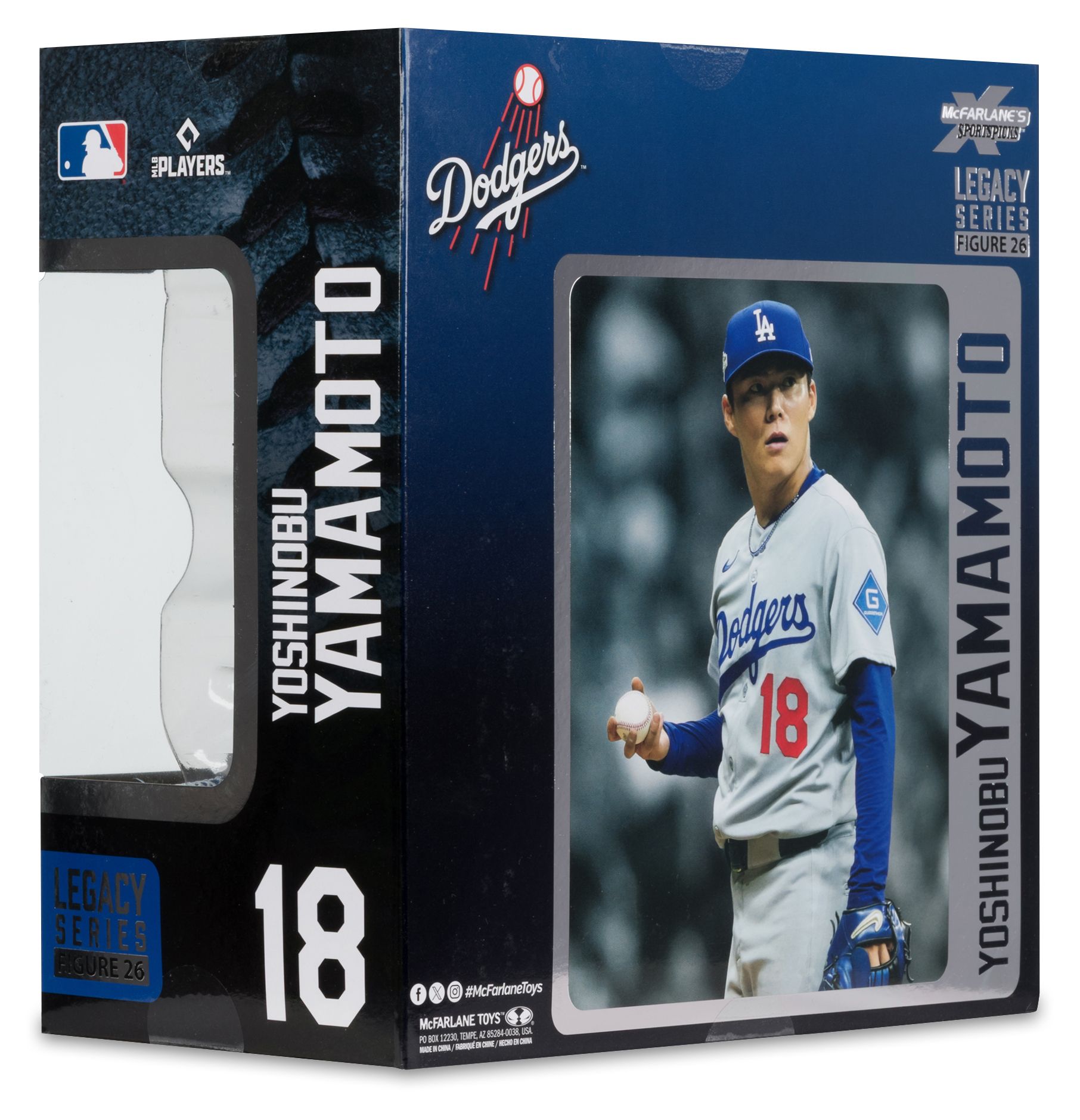 Imports Dragon Los Angeles Dodgers Yoshinobu Yamamoto Posed Figure product image