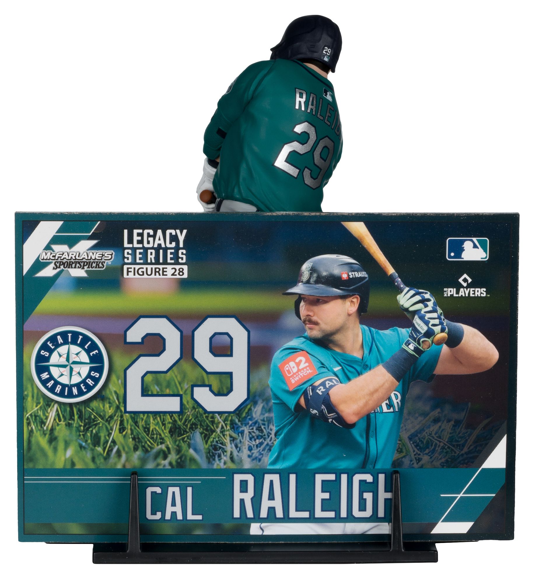 Imports Dragon Seattle Mariners Cal Raleigh Posed Figure product image