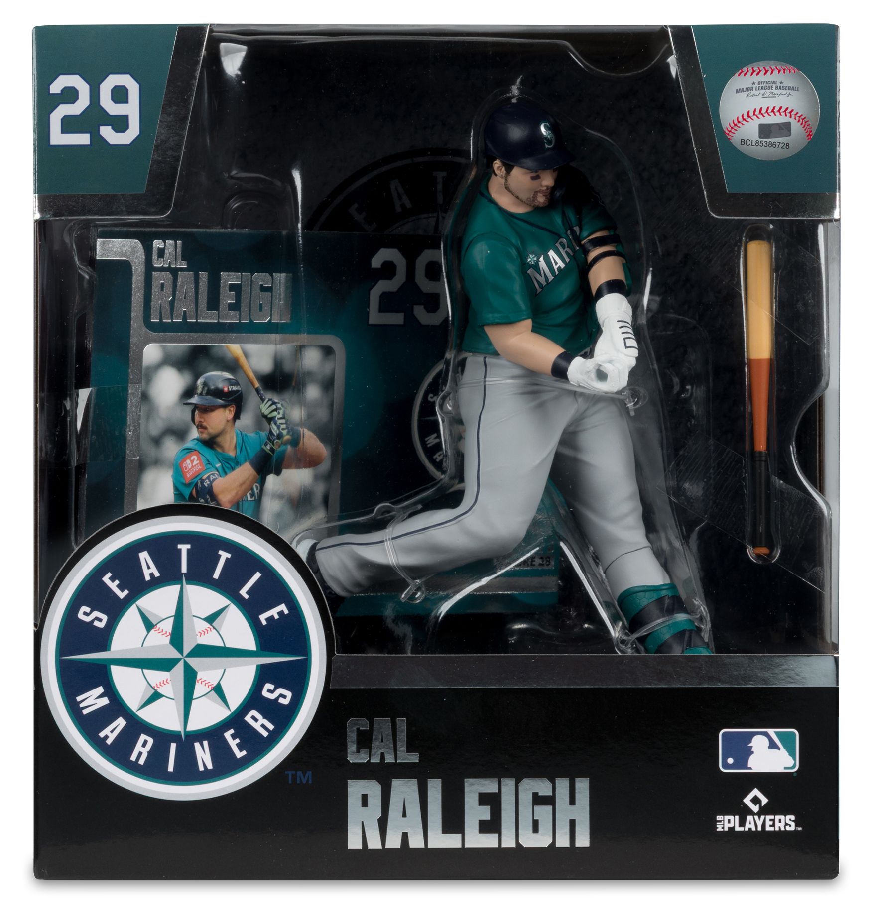 Imports Dragon Seattle Mariners Cal Raleigh Posed Figure product image