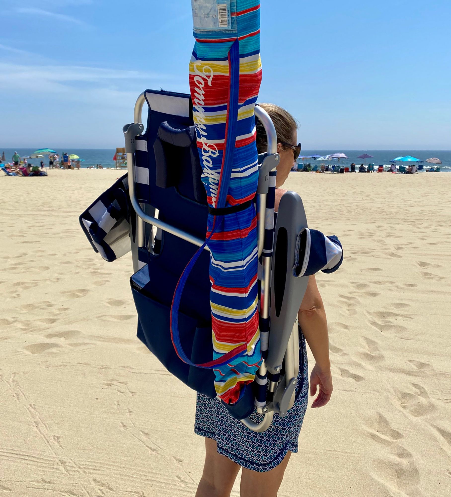 Ostrich Deluxe On-Your-Back Beach Chair product image