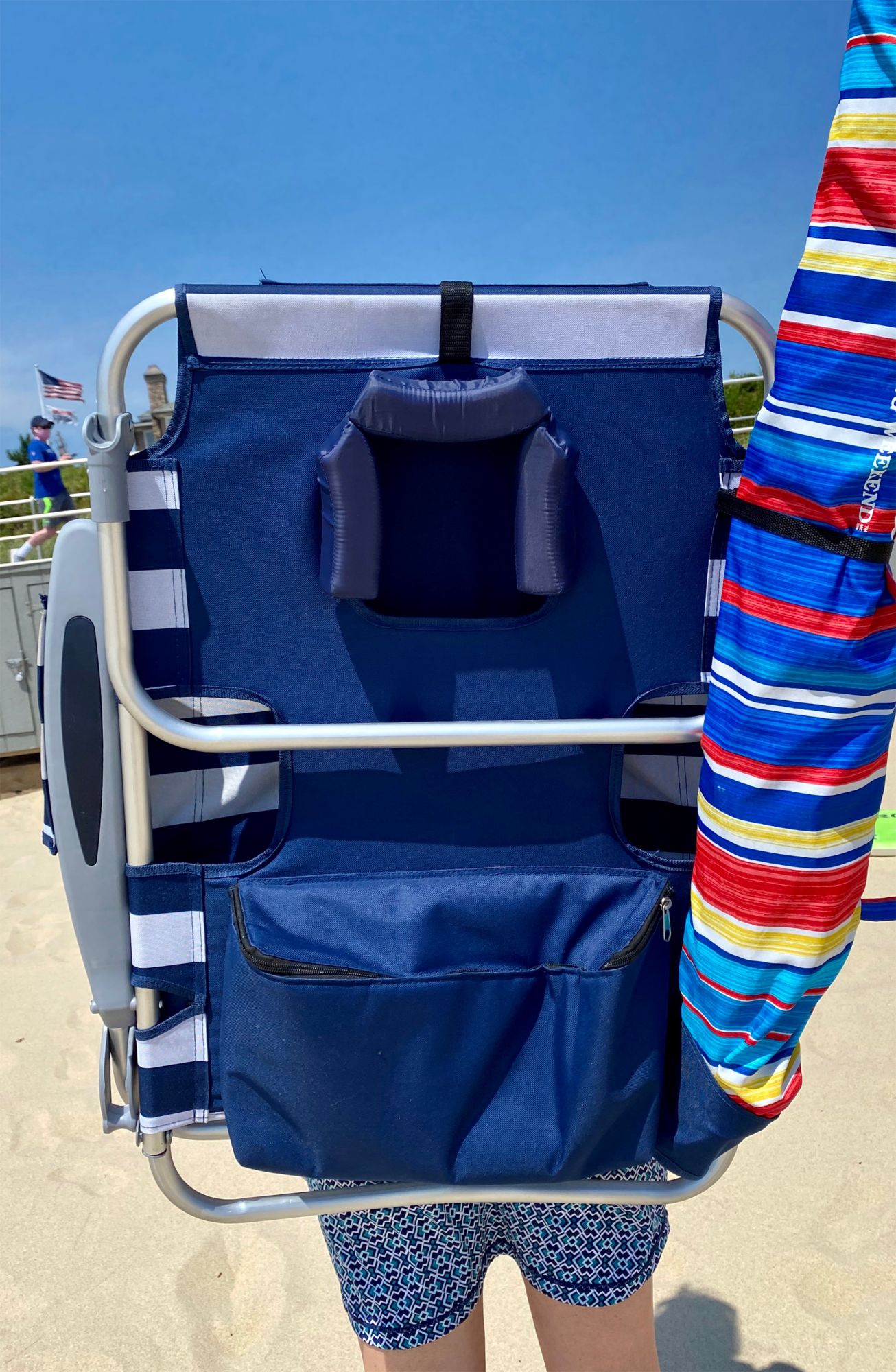 Ostrich Deluxe On-Your-Back Beach Chair product image