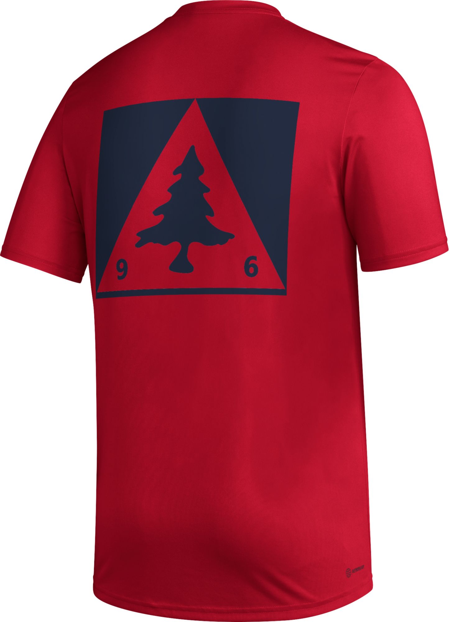 adidas New England Revolution 2023 Jersey Hook Red T-Shirt