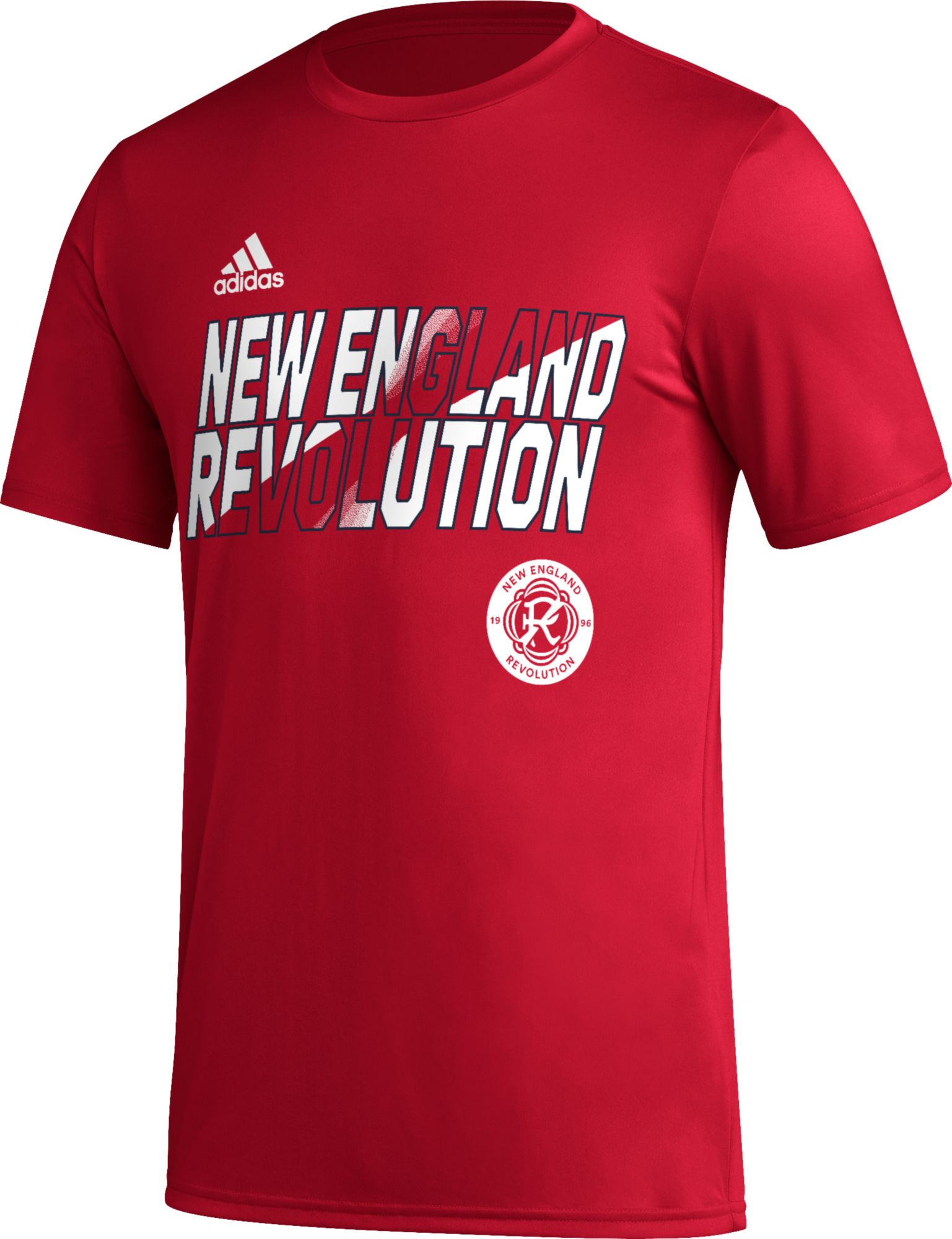 adidas New England Revolution 2023 Jersey Hook Red T-Shirt