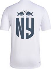 adidas New York Red Bulls 2023 Jersey Hook White T-Shirt product image