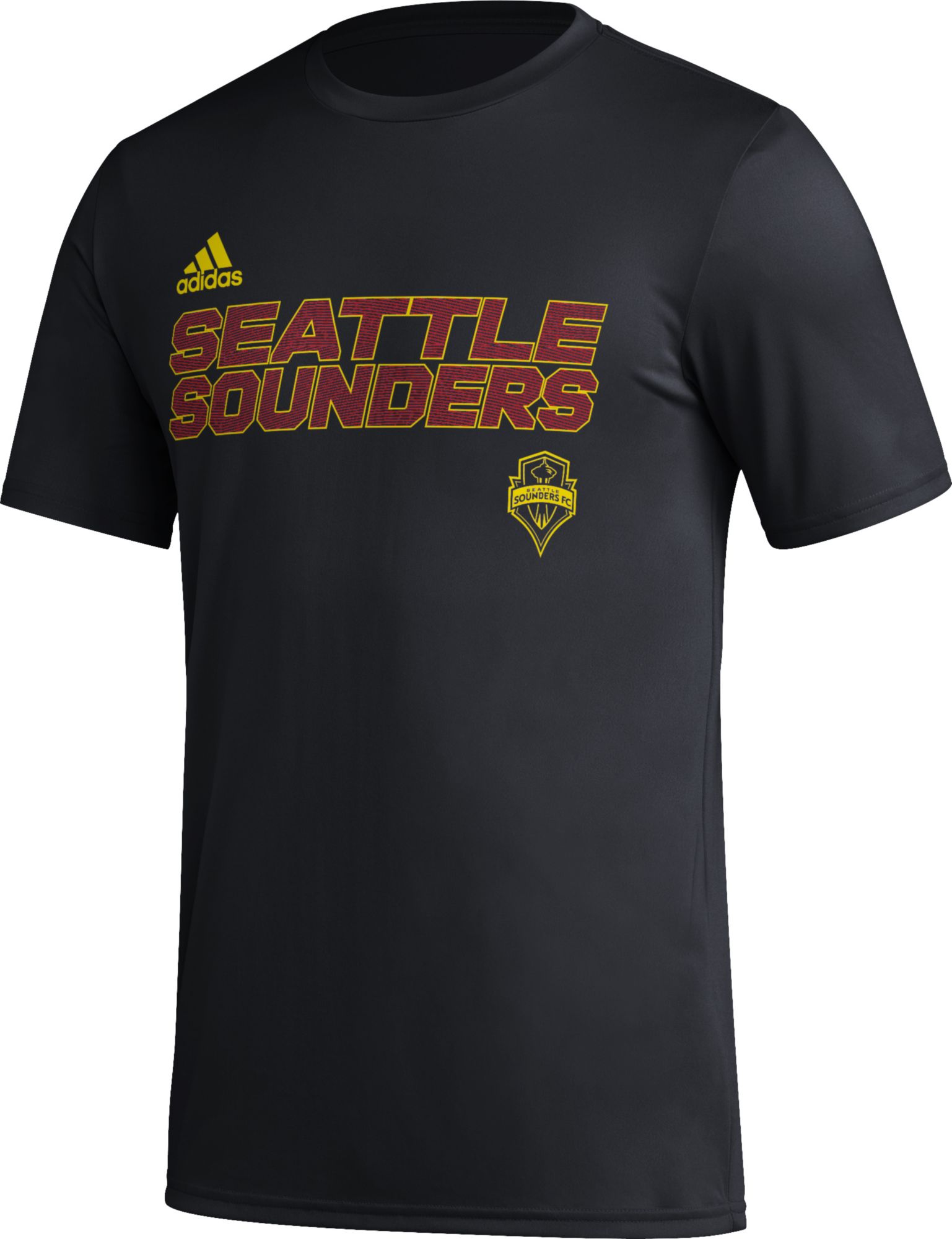 adidas Seattle Sounders 2023 Creator Black T-Shirt