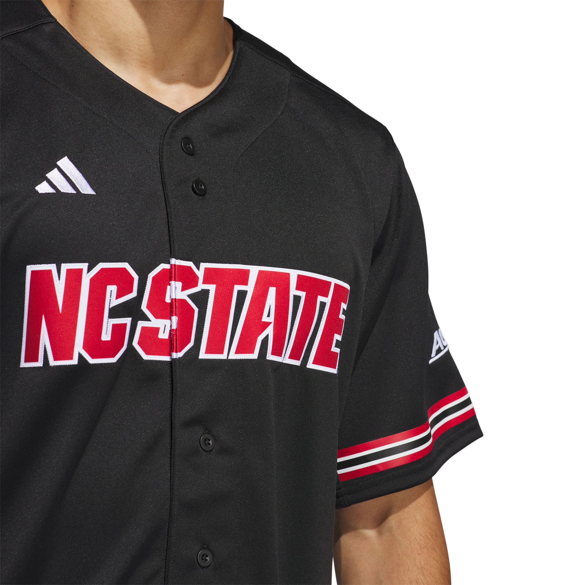 adidas Men's NC State Wolfpack Black Replica Baseball Jersey product image