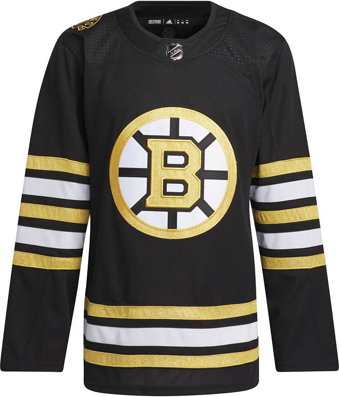 Men's adidas White Boston Bruins Away Authentic Blank Jersey
