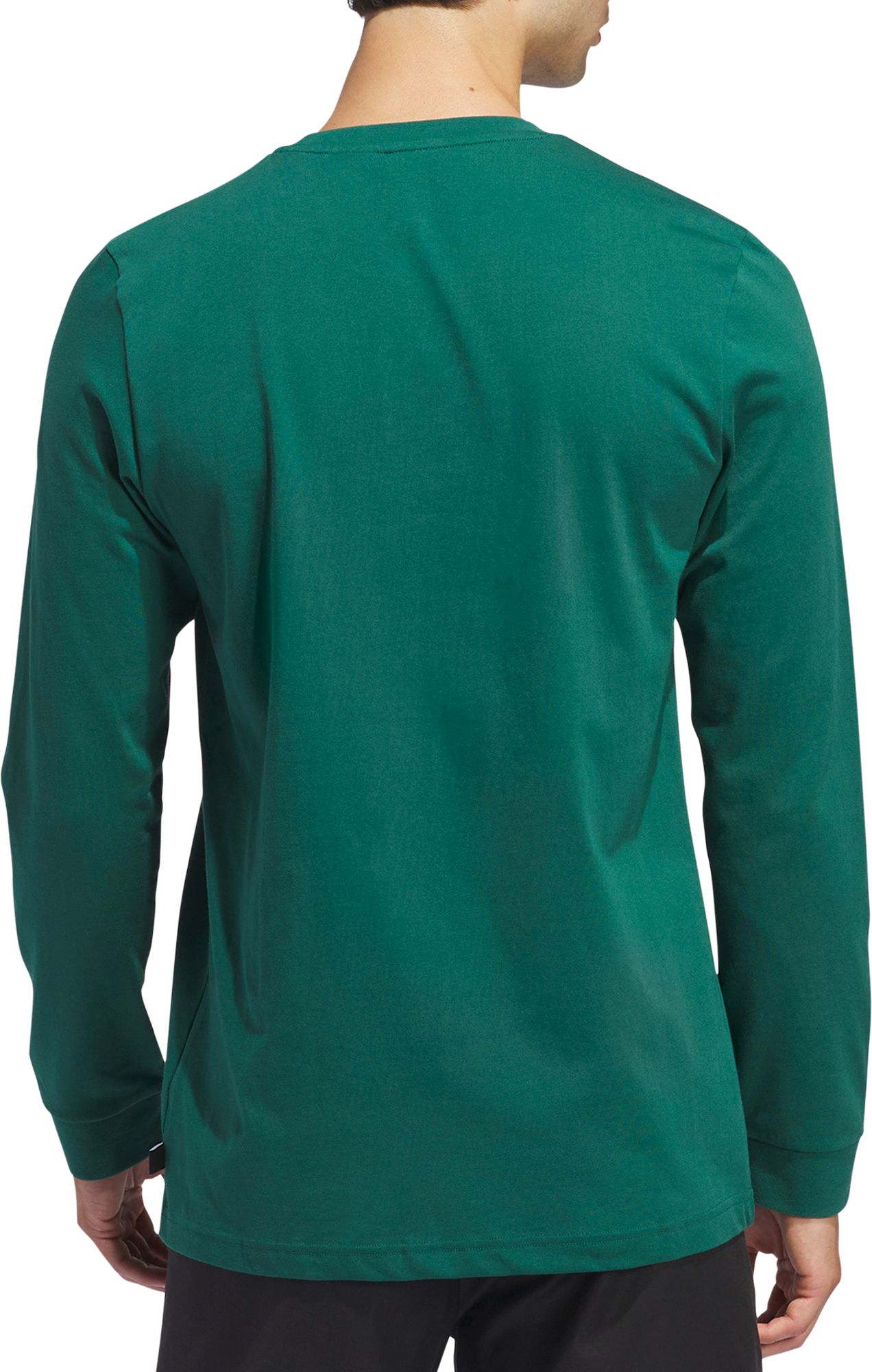 adidas Men's Go-To Crest Long Sleeve Golf T-Shirt