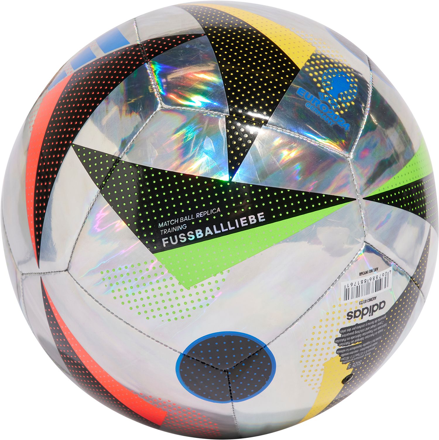 adidas UEFA Euro 2024 Foil Training Soccer Ball product image