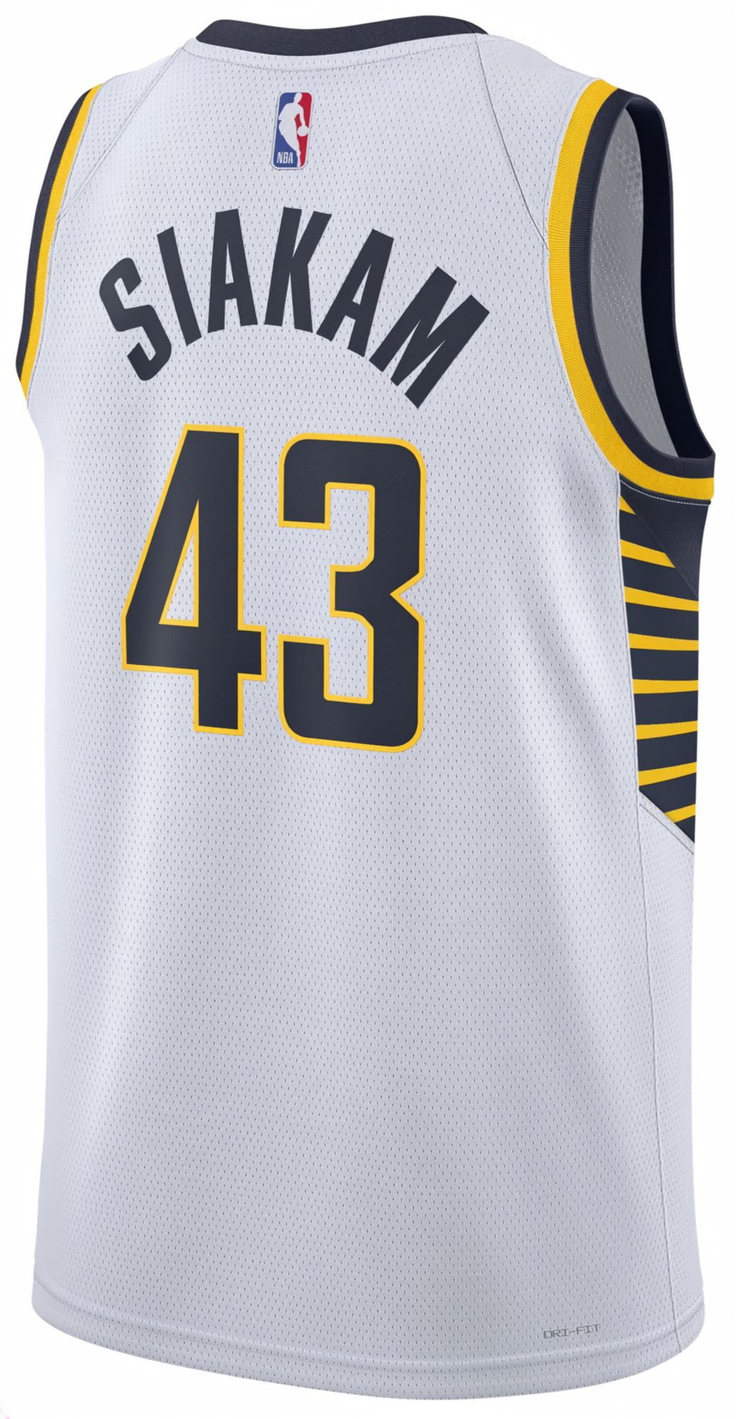 Nike Adult Indiana Pacers Pascal Siakam #43 Swingman Association Jersey product image