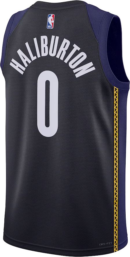 Nike Adult 2022-23 City Edition Indiana Pacers Tyrese Haliburton #0 Swingman Jersey product image
