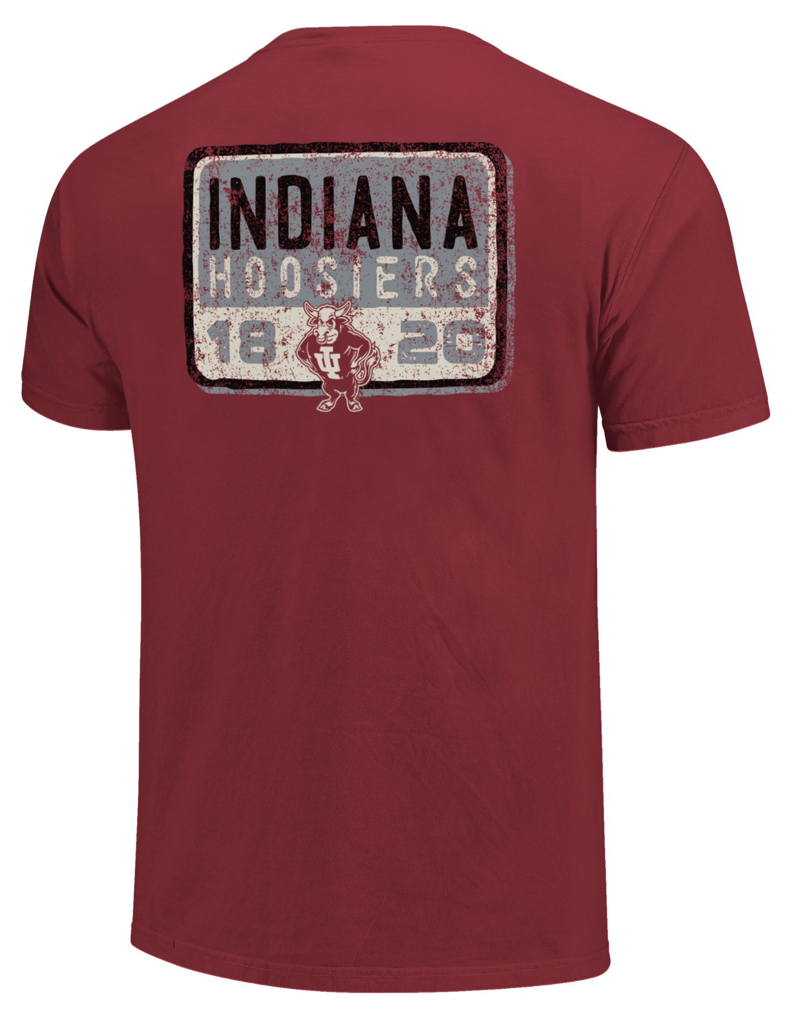 Image One Men's Indiana Hoosiers Chili Mascot Overlay T-Shirt product image