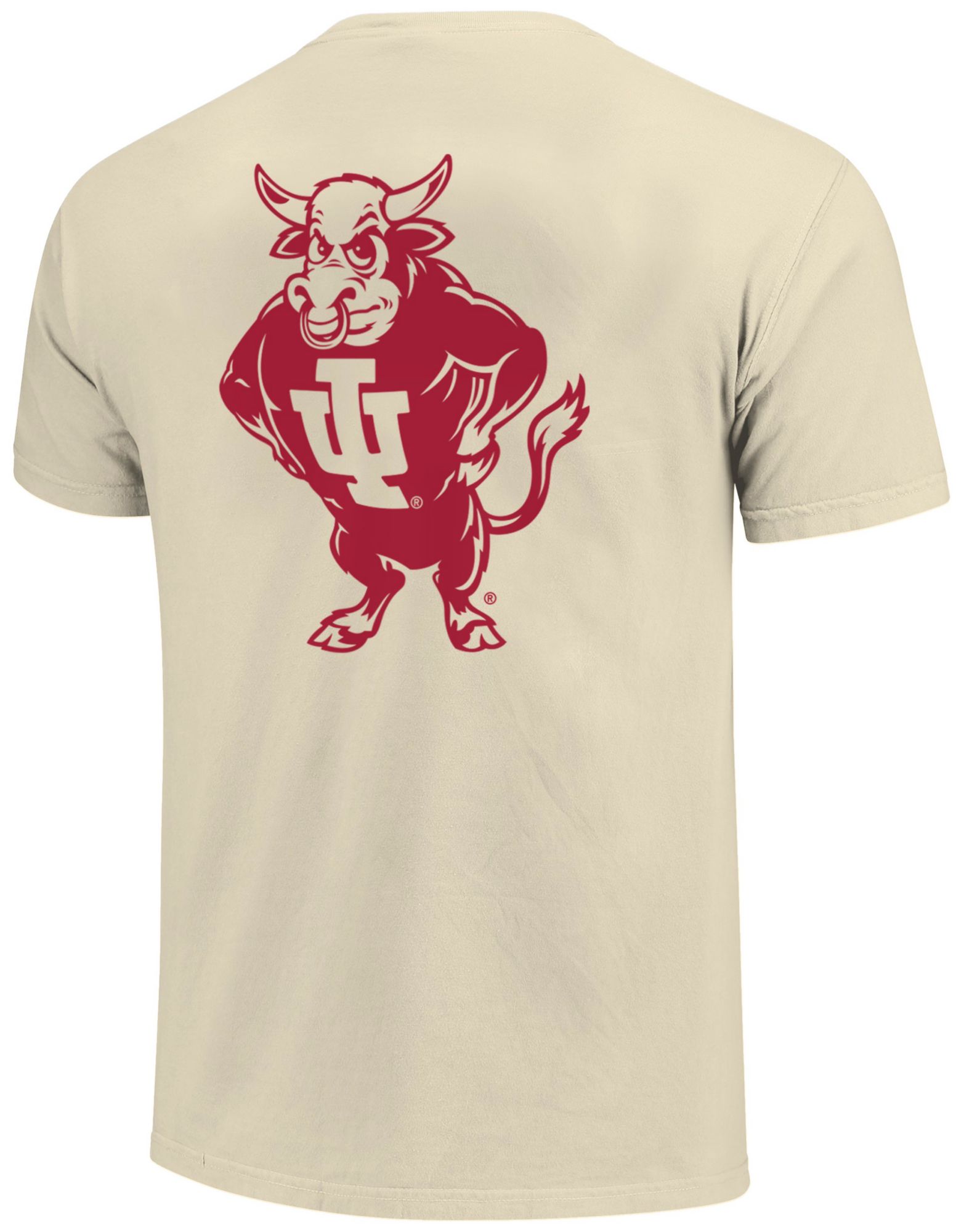 Image One Men's Indiana Hoosiers Red Vintage Logo T-Shirt product image