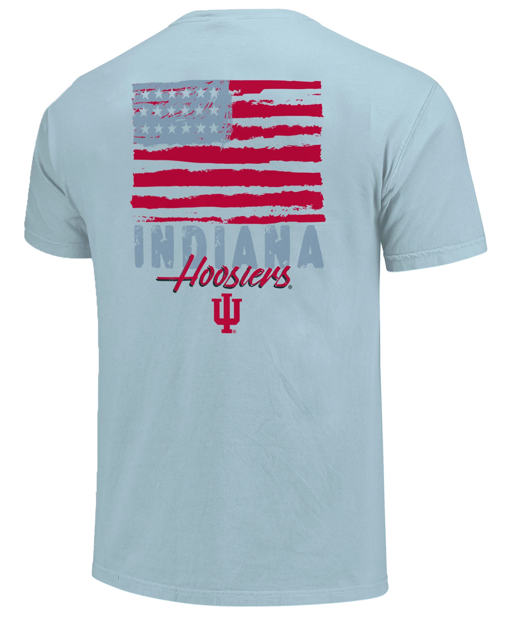 Image One Adult Indiana Hoosiers Americana Light Blue T-Shirt product image